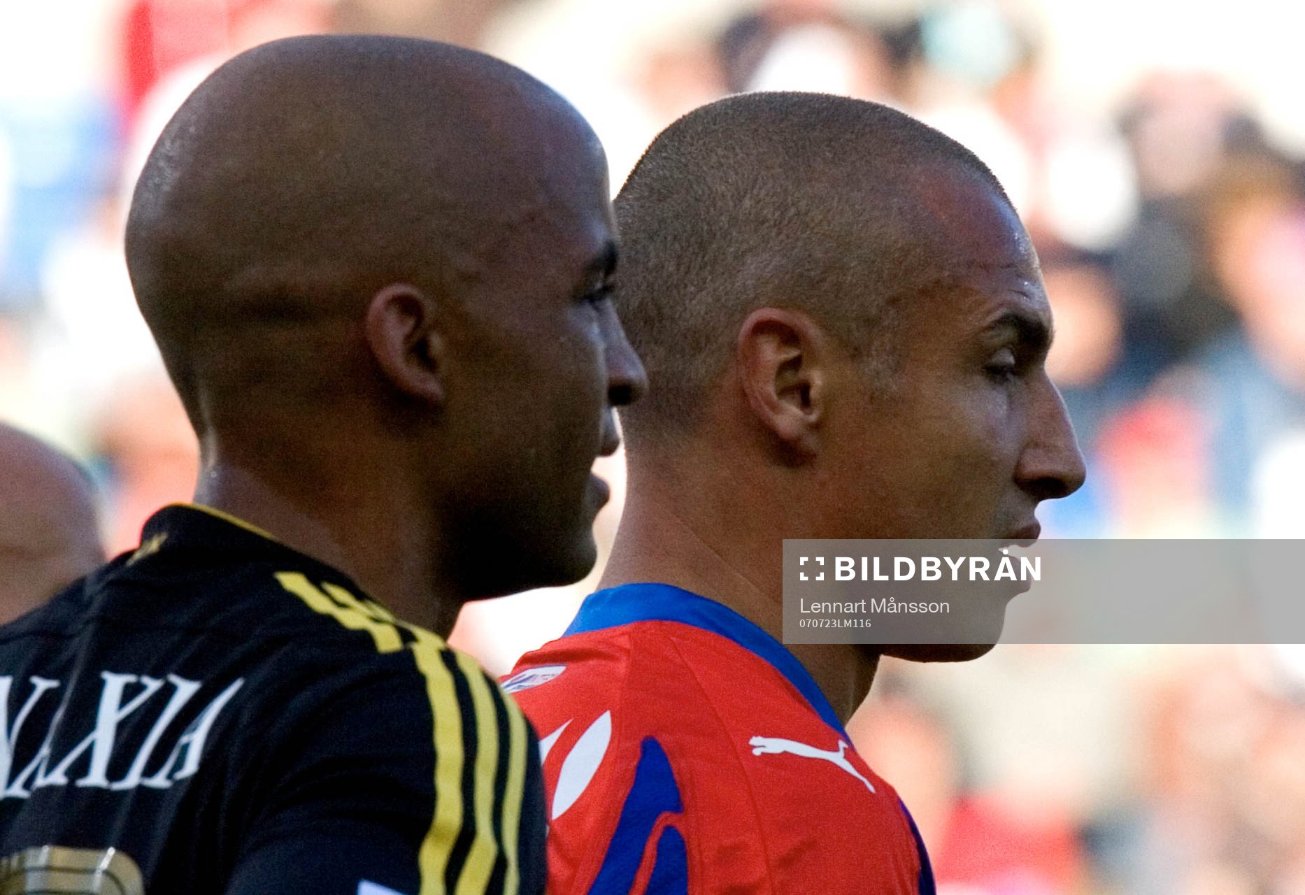 Jimmy Tamandi och Henrik Larsson