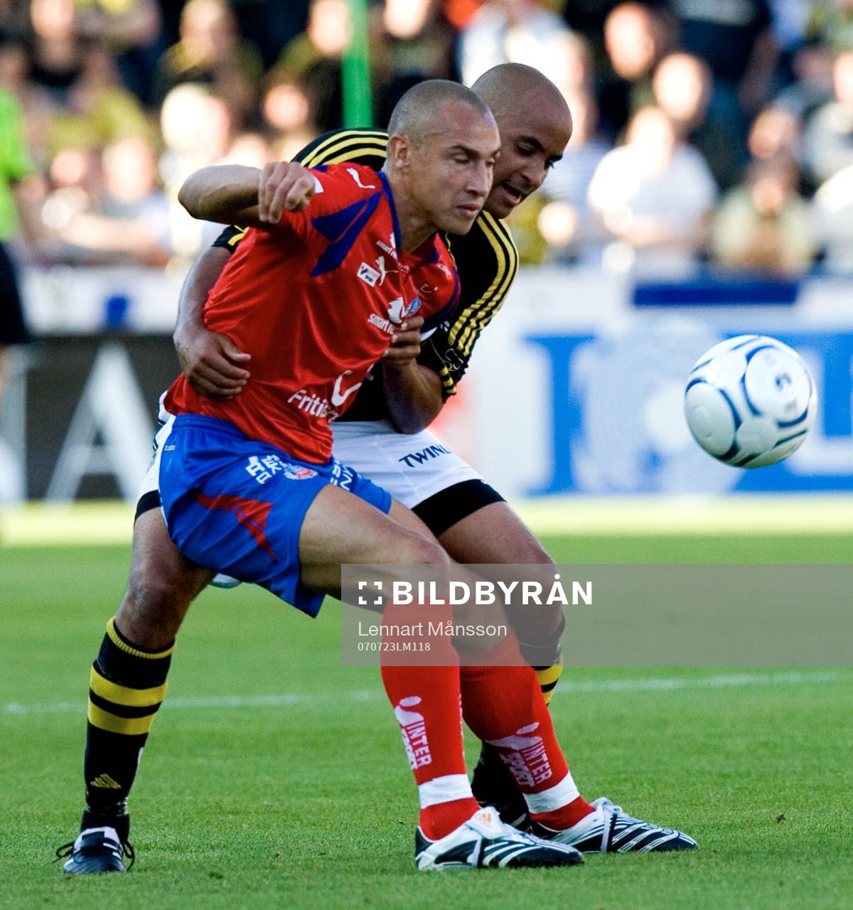 Jimmy Tamandi och Henrik Larsson