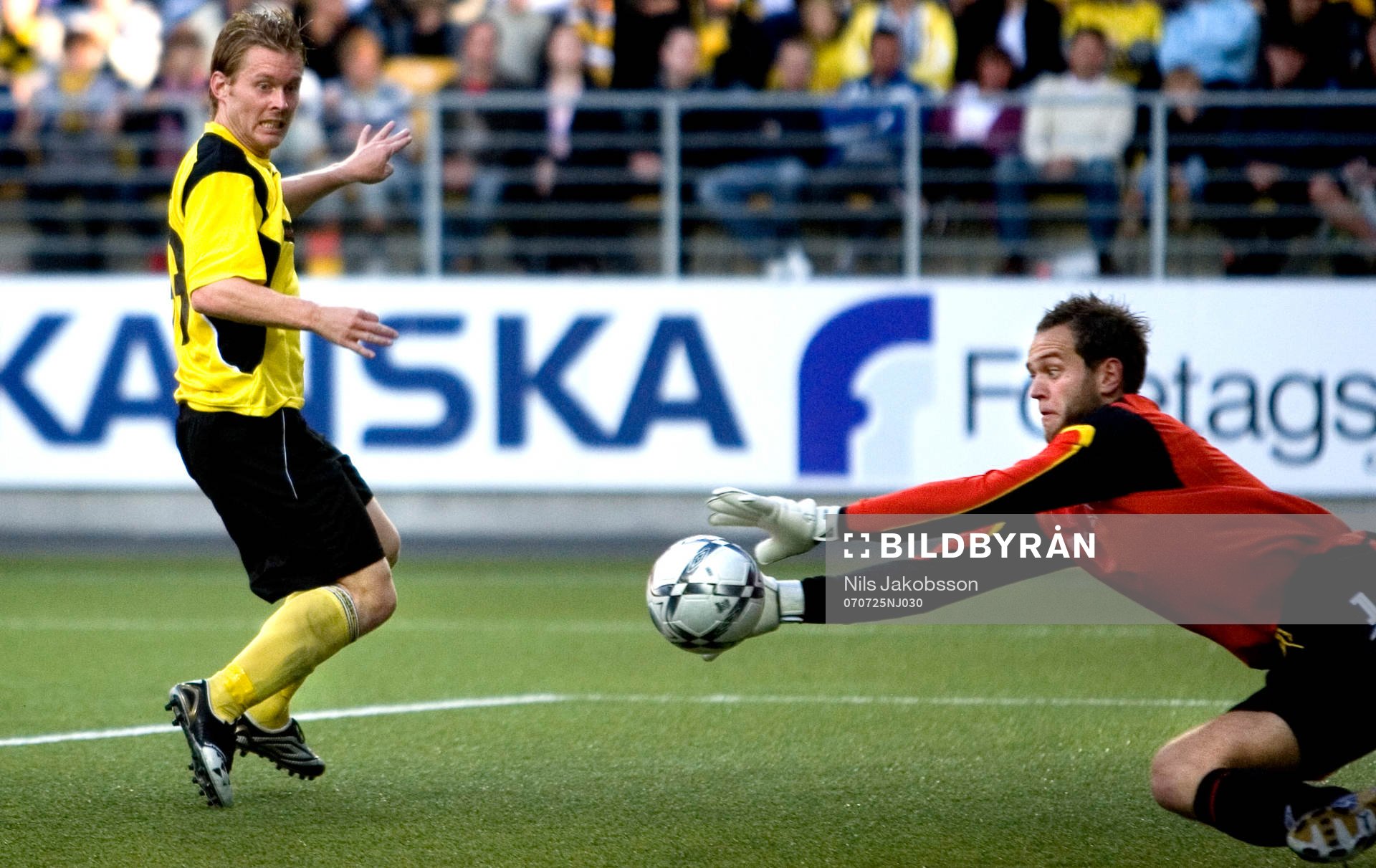 Fredrik Berglund, Elfsborg, gör så när mål på Alan