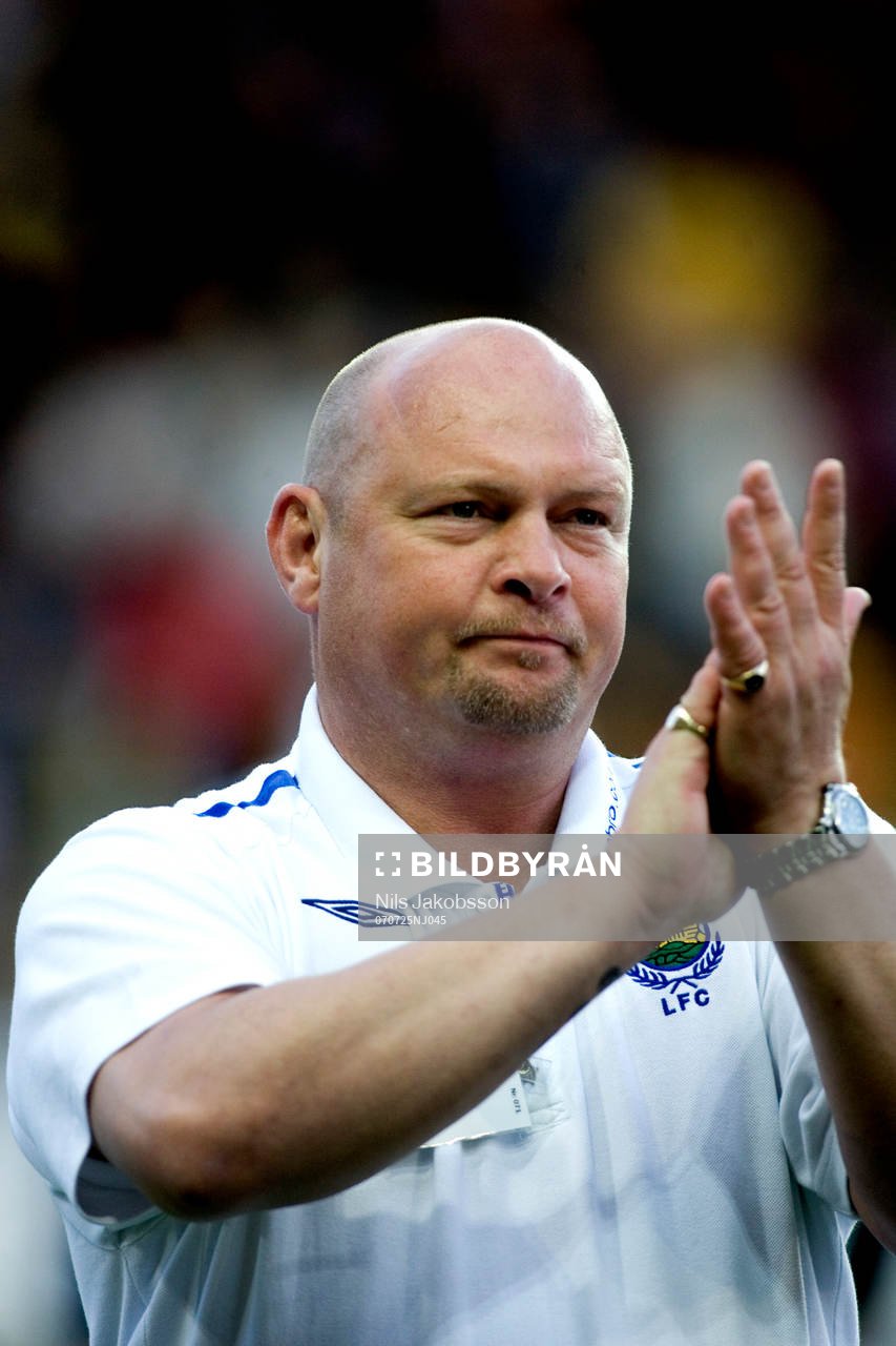 David Jeffrey, tränare, Linfield, tackar publiken