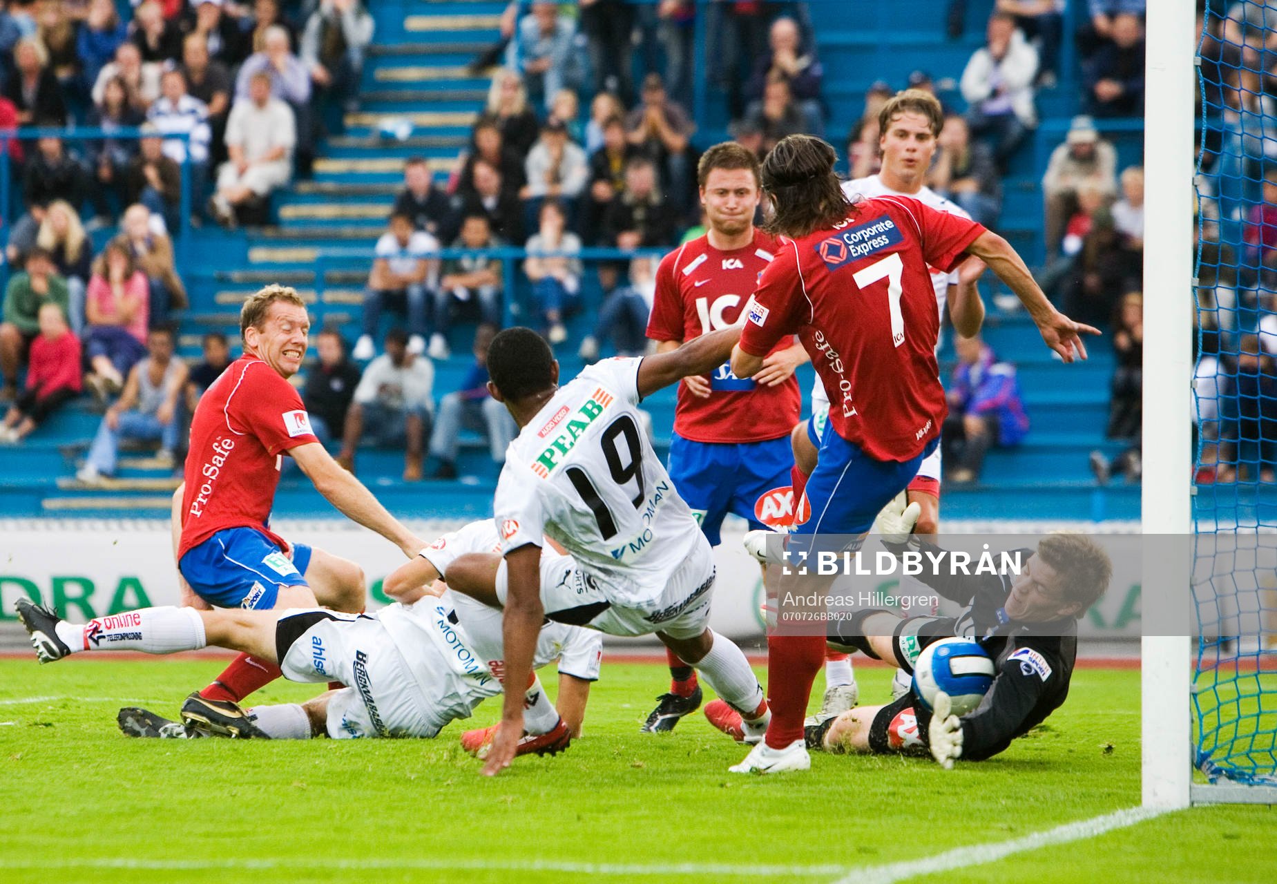 Jonatan Hårenberg, Öster, målvakt och Ricardo Santos,