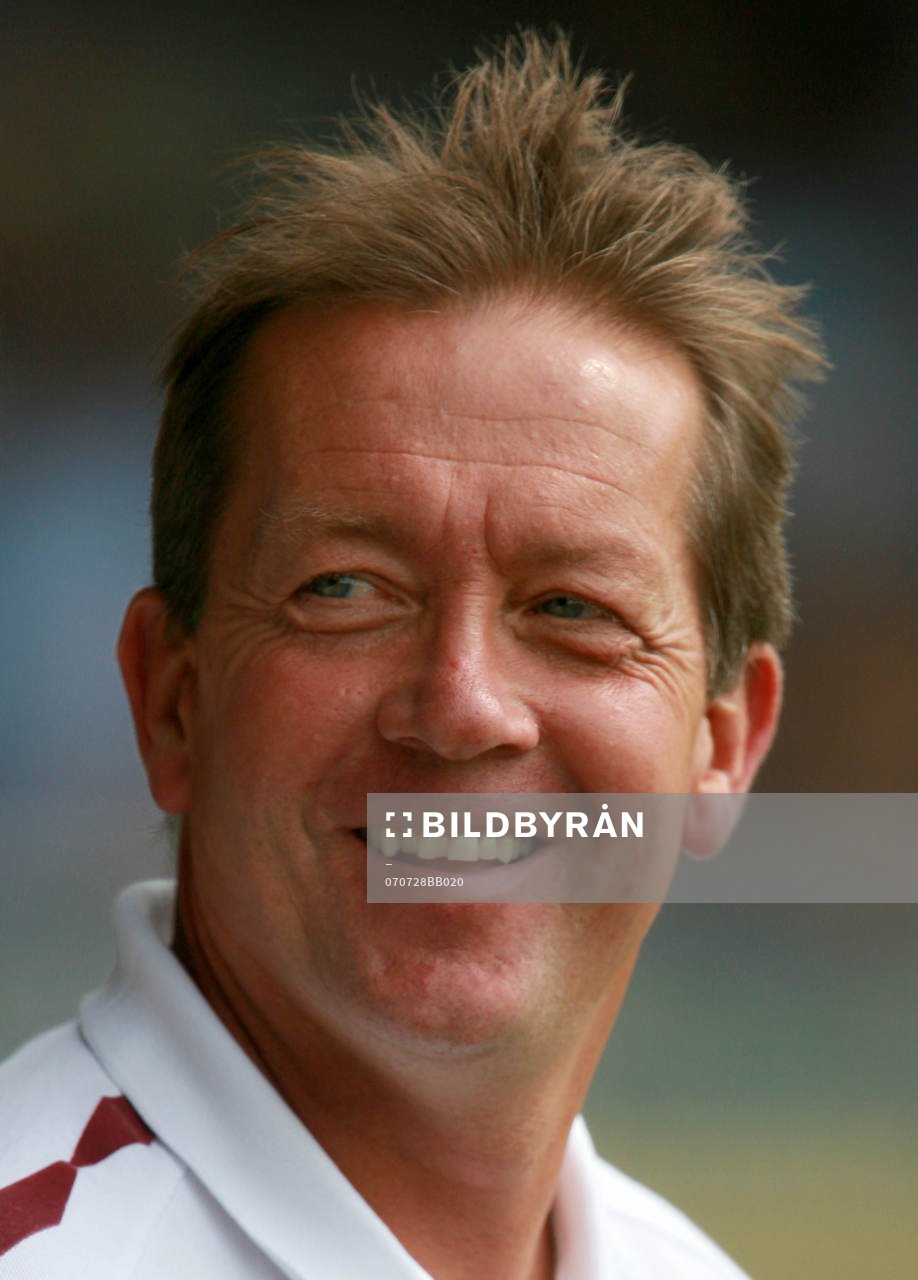  Alan Curbishley, tränare, West Ham U. Glädje.