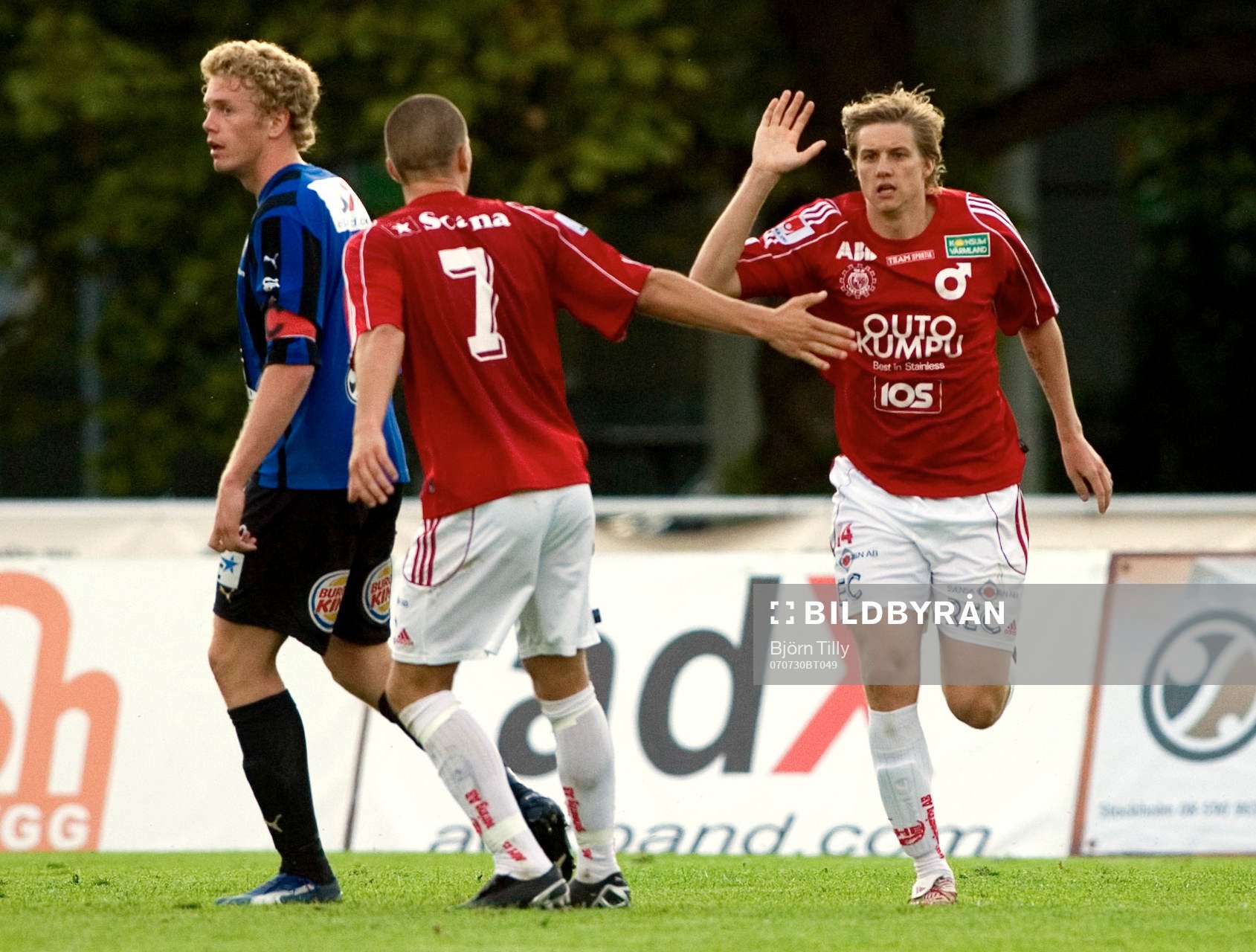  Andreas Drugge, Degerfors, efter sitt andra mål.