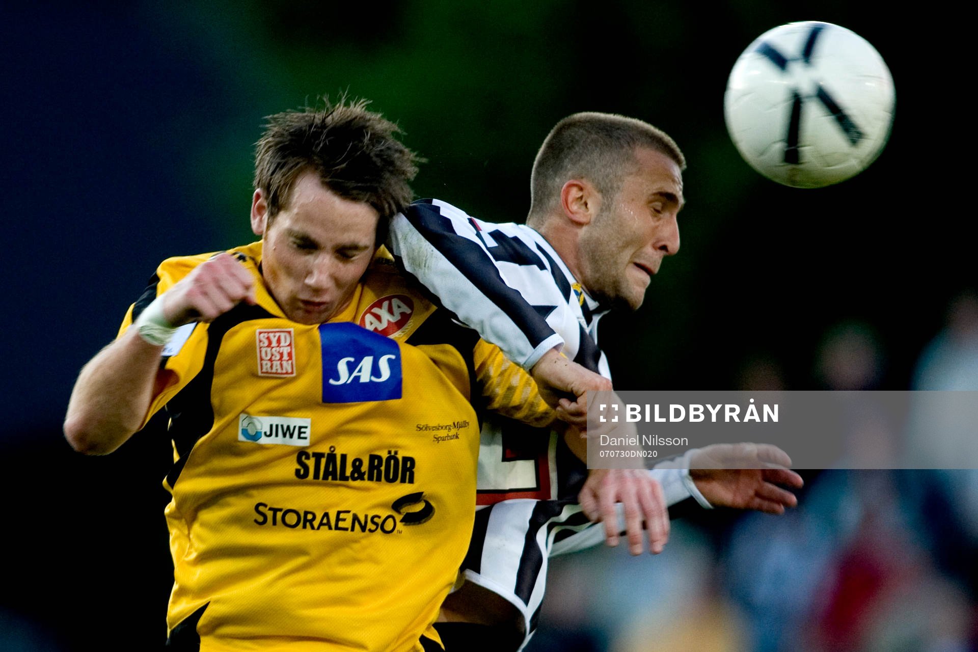   Valentino Lai, Landskrona och Johan Persson, Mjällby.