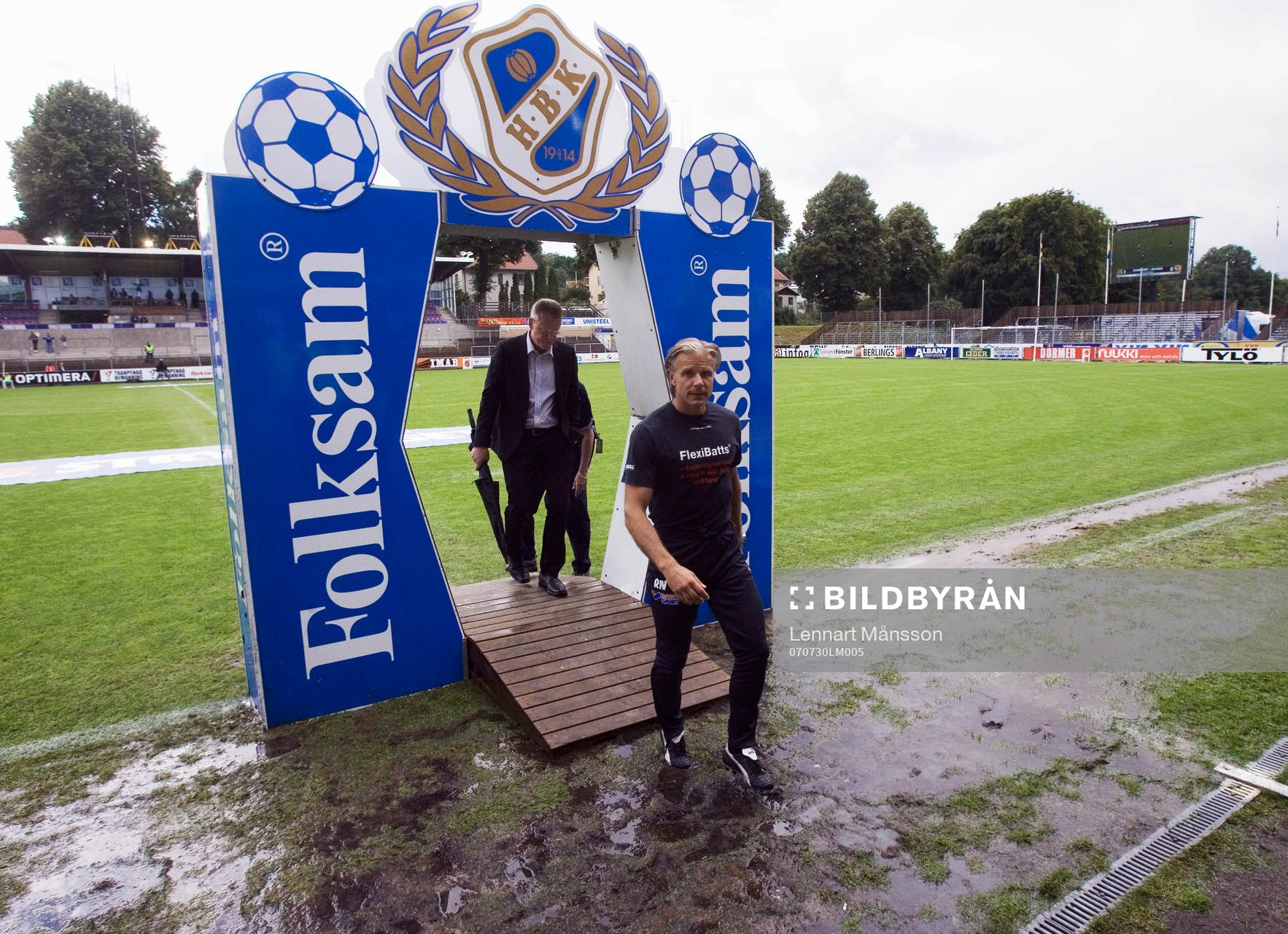 Tränarna Roland Nilsson, Gais och Jan Andersson, Halmstad