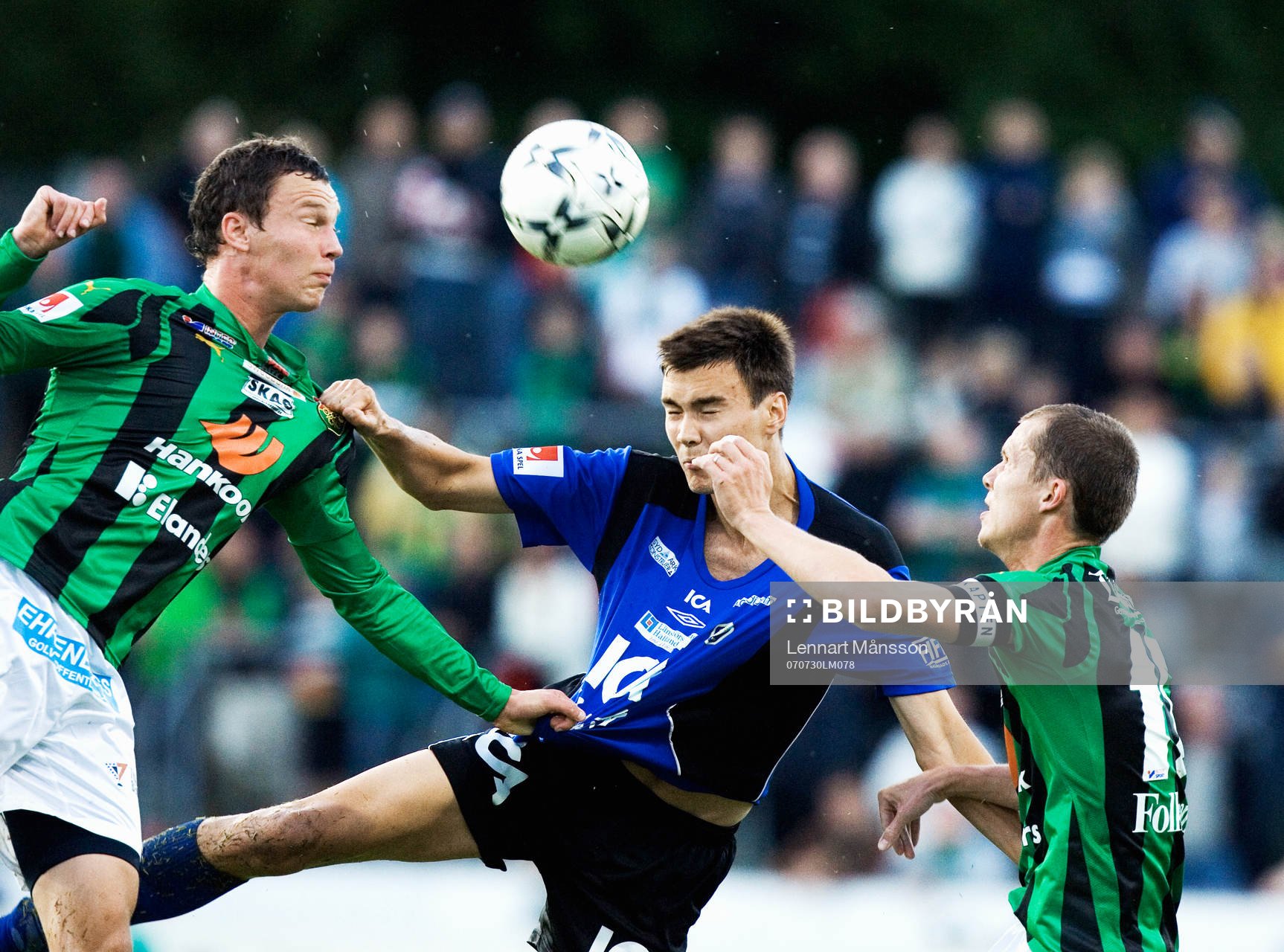 Tim Sparv mot två GAIS-are