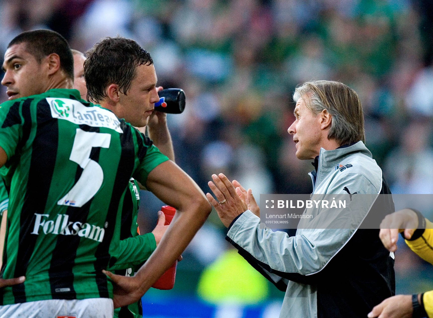 Roland Nilsson, tränare, GAIS, i instruktionstagen