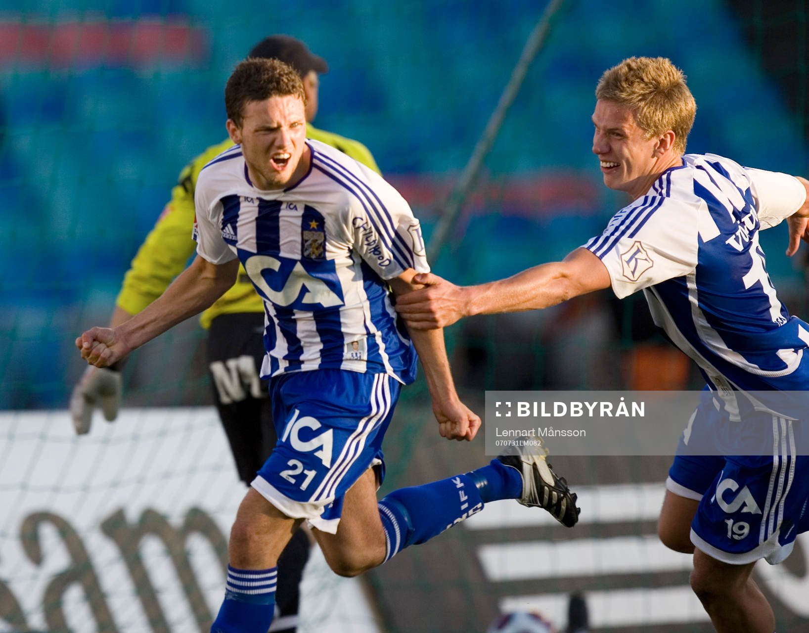 Marcus Berg och Pontus Wernbloom, Göteborg, jubel