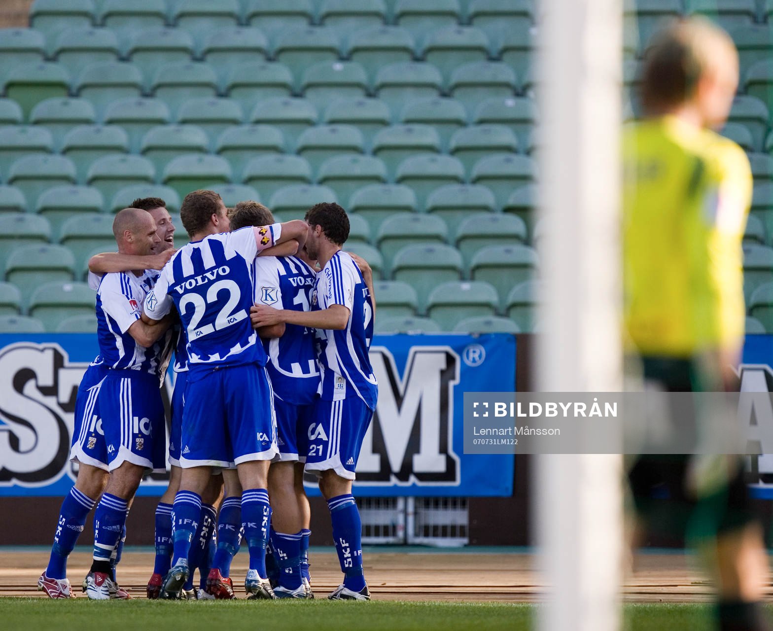 1-0, IFK jublar, Peter Westman deppar