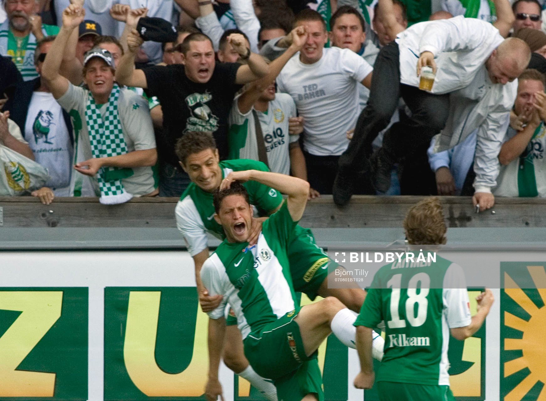 Sebastian Eguren, Paulinho Guará, Hammarby, jubel, glädje