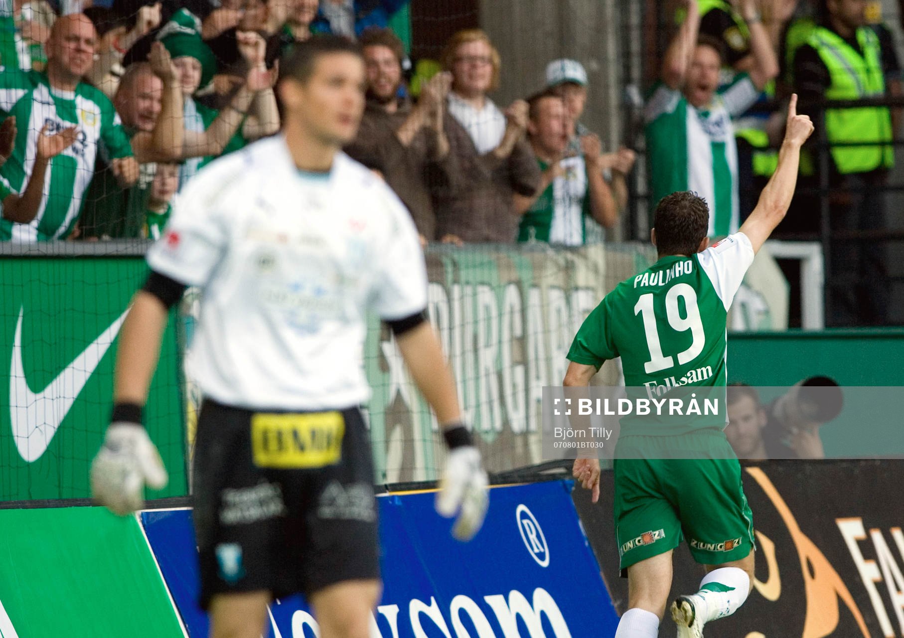 Paulinho Guará, Hammarby, jubel
