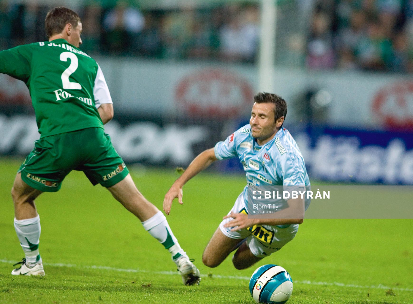 David Johansson, Hammarby och Yksel Osmanovski, Malmö FF