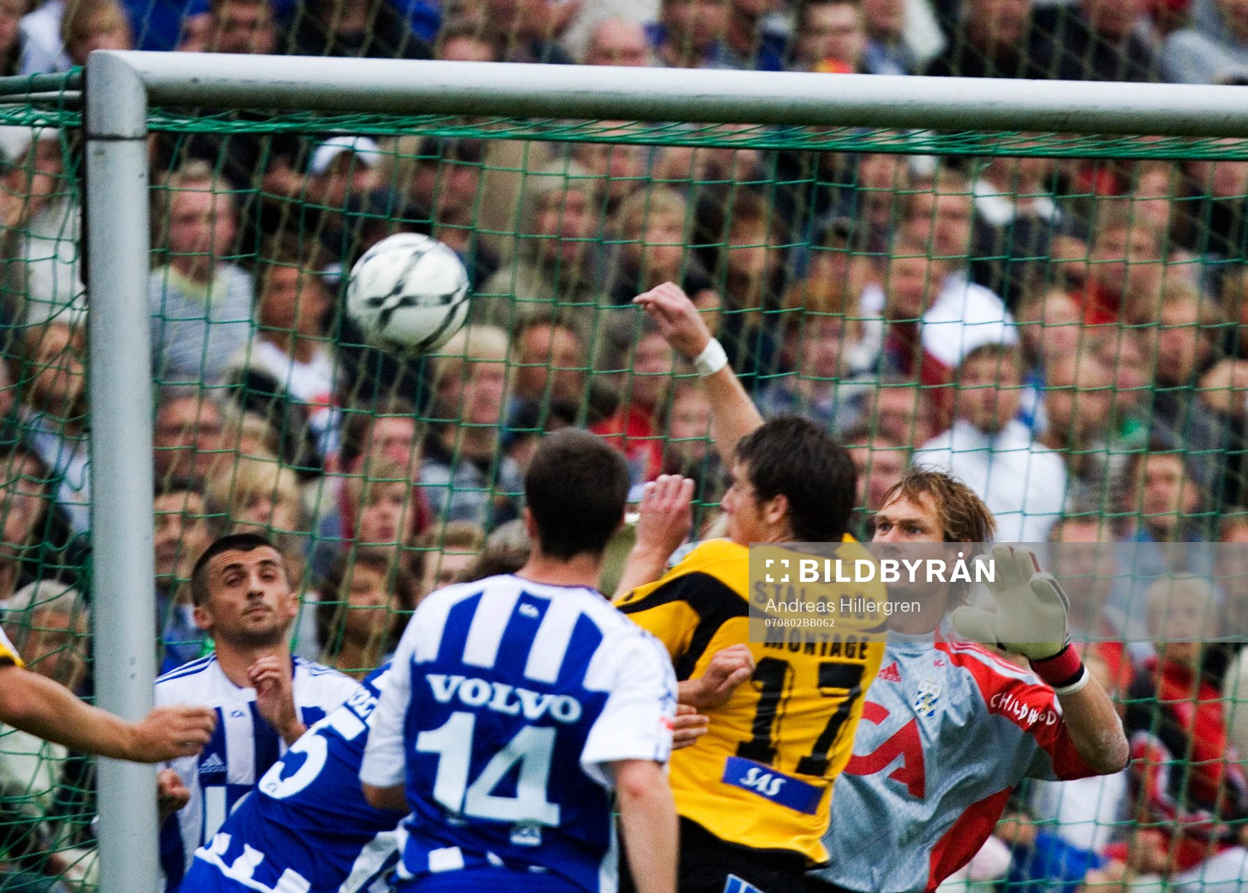 1-2 efter förlängning. Bengt Andersson, målvakt