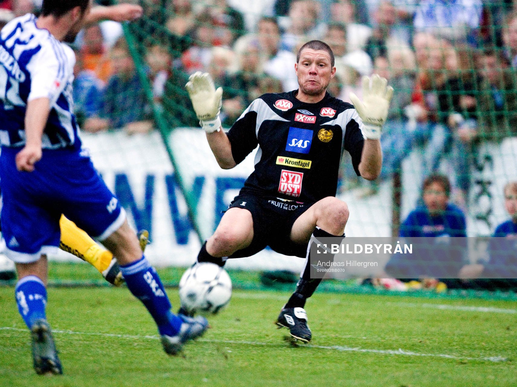 1-2 efter förlängning. Hjálmar Jónsson, slår in