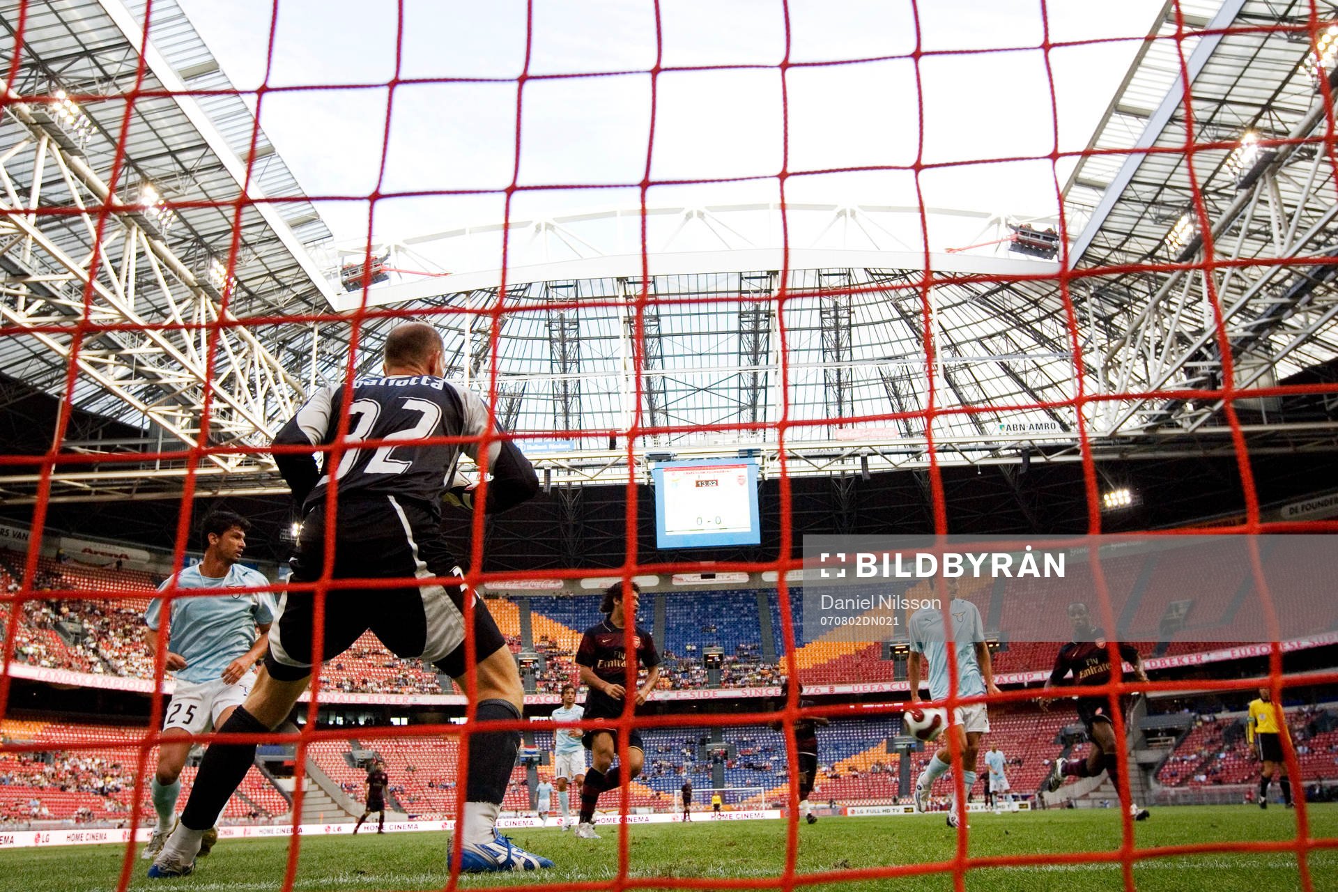 Amsterdam Arena, interiör, mål, nät, målkamera
