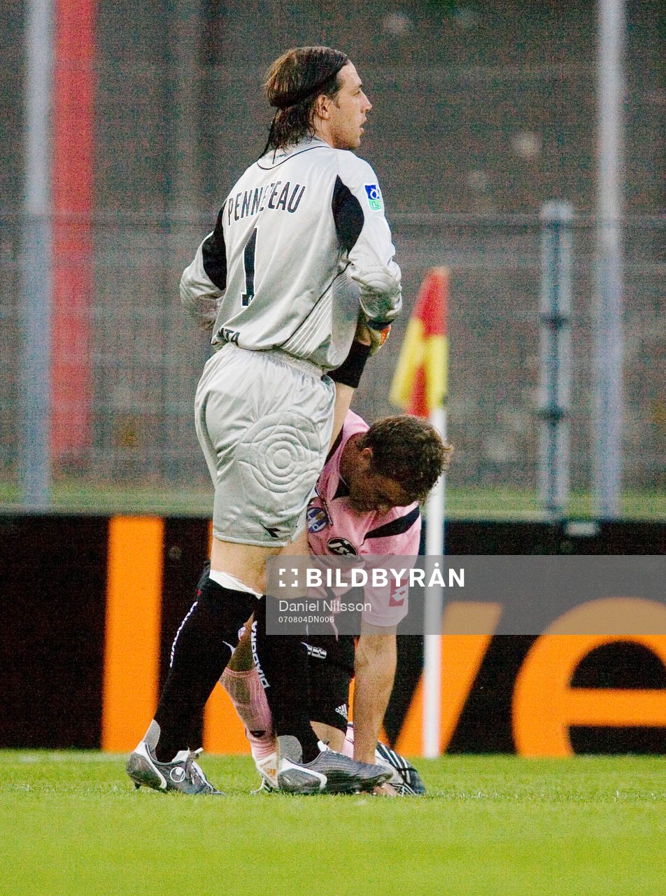Johan Elmander, Toulouse krockade med Nicolas Penneteau,
