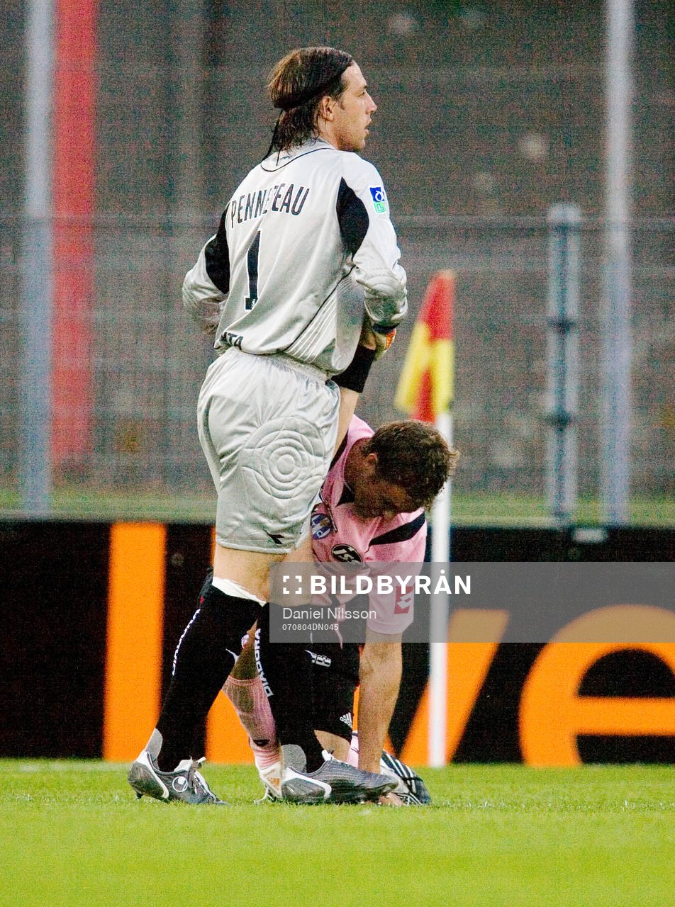 Johan Elmander, Toulouse krockade med Nicolas Penneteau,