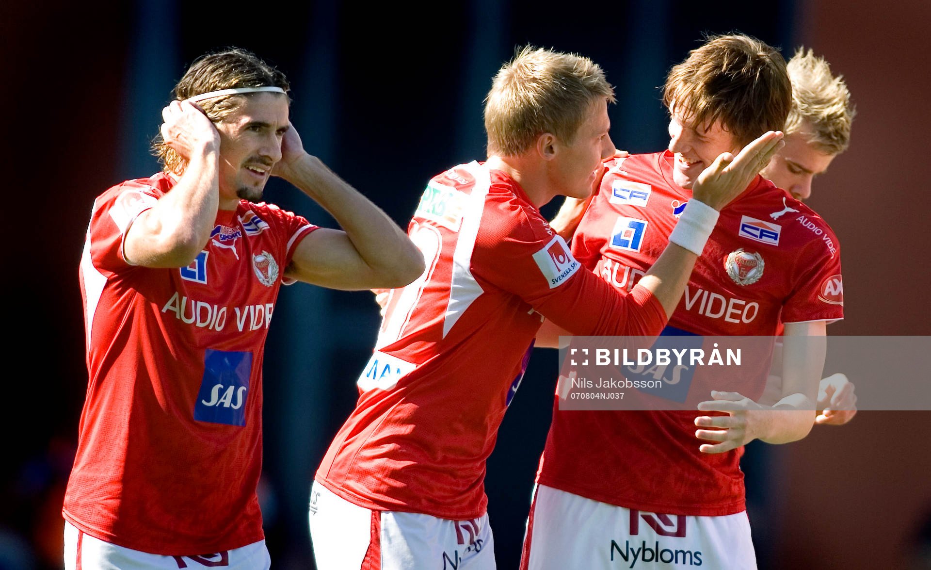 César Sántin, Patrik Ingelsten, Rasmus Elm, Kalmar