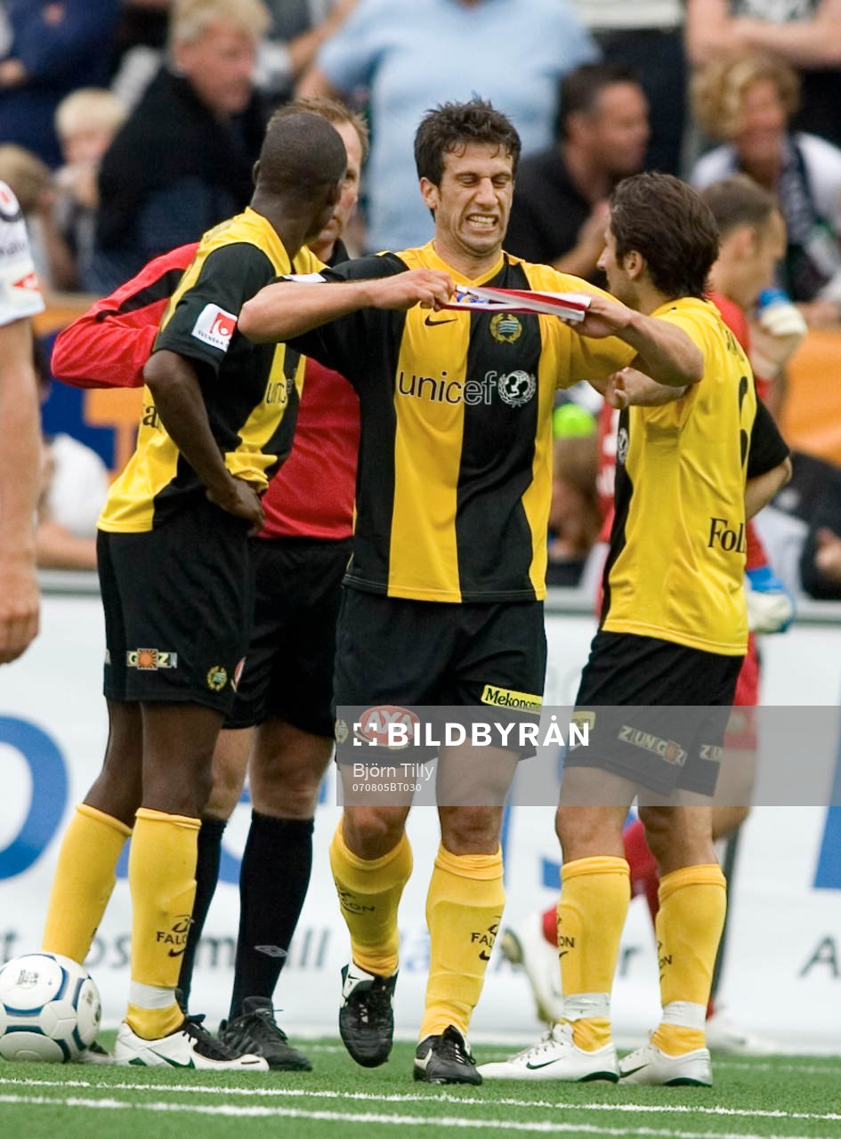 Suleyman Sleyman, Hammarby, fick rött kort