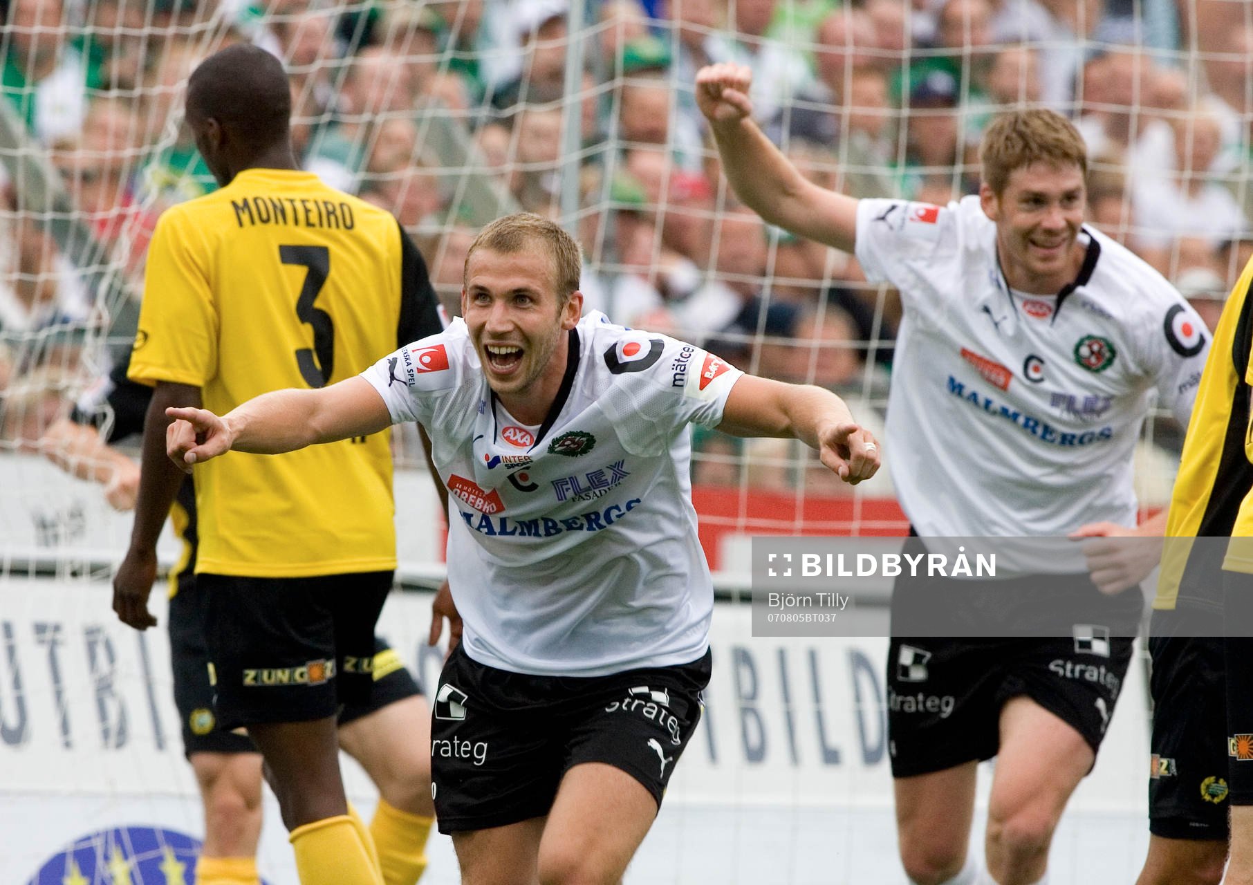 Jon Lundblad, Örebro och Magnus Wikström, Örebro, jublar