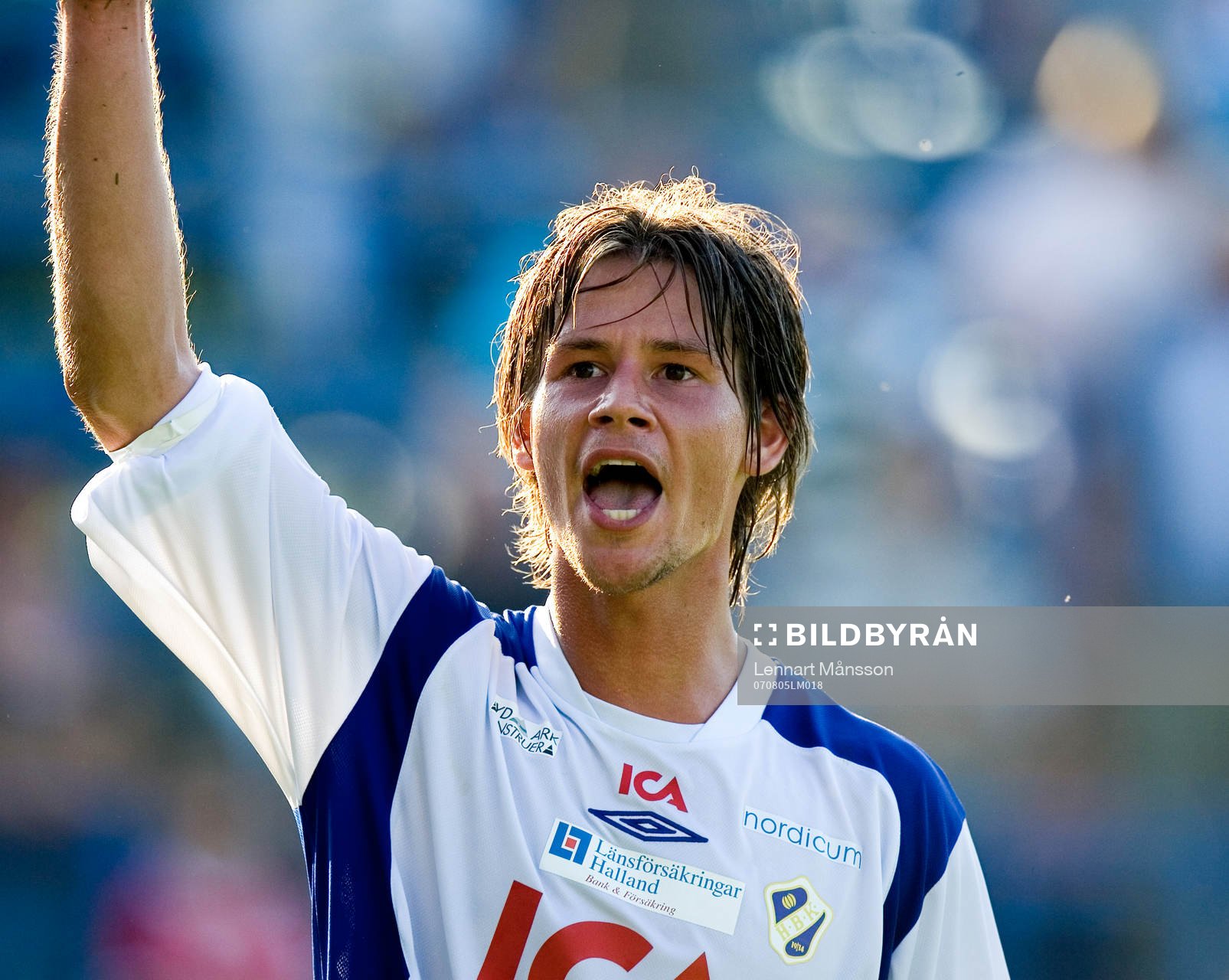 1-1, Dusan Djuric nickar in kvitteringen jublar. Jubel