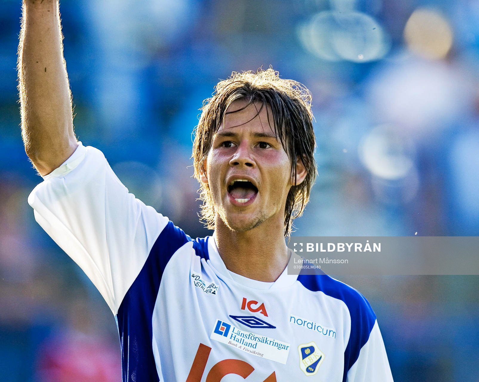   1-1, Dusan Djuric nickar in kvitteringen, jubel.