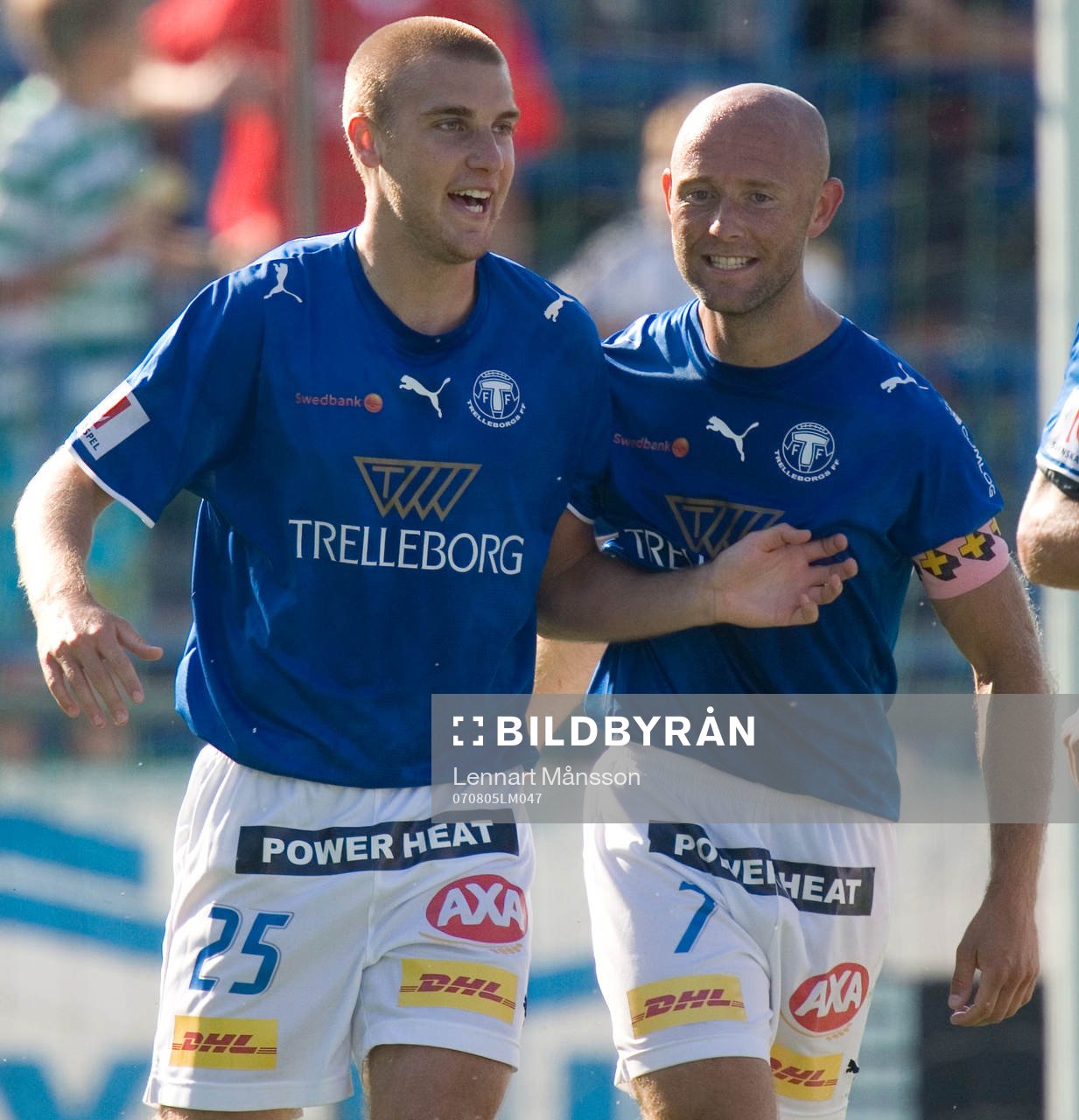 Rasmus Bengtsson och Mattias Thylander, jubel, glädje