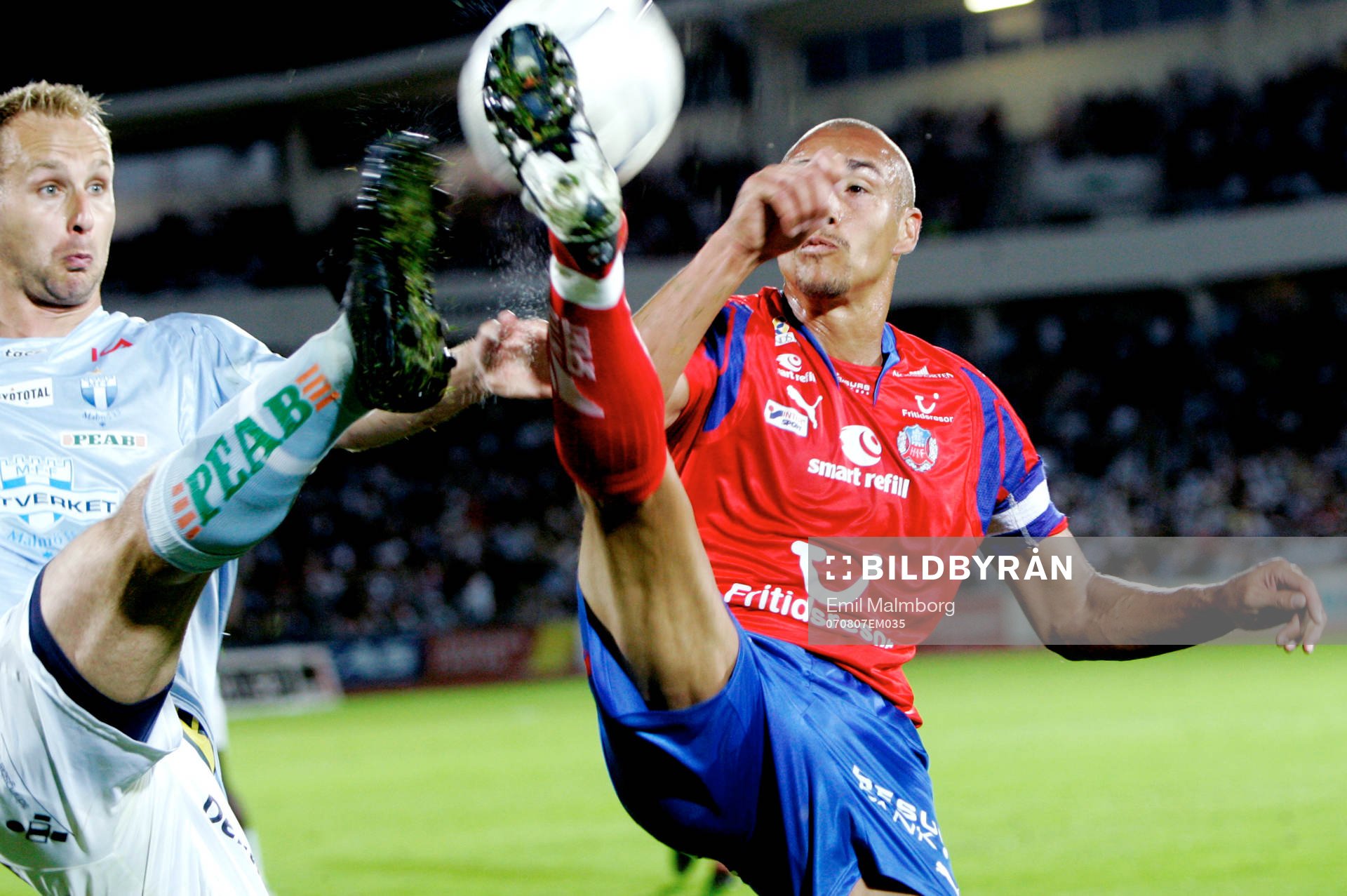 Jon Inge Höiland, MFF och Henrik Larsson, HIF