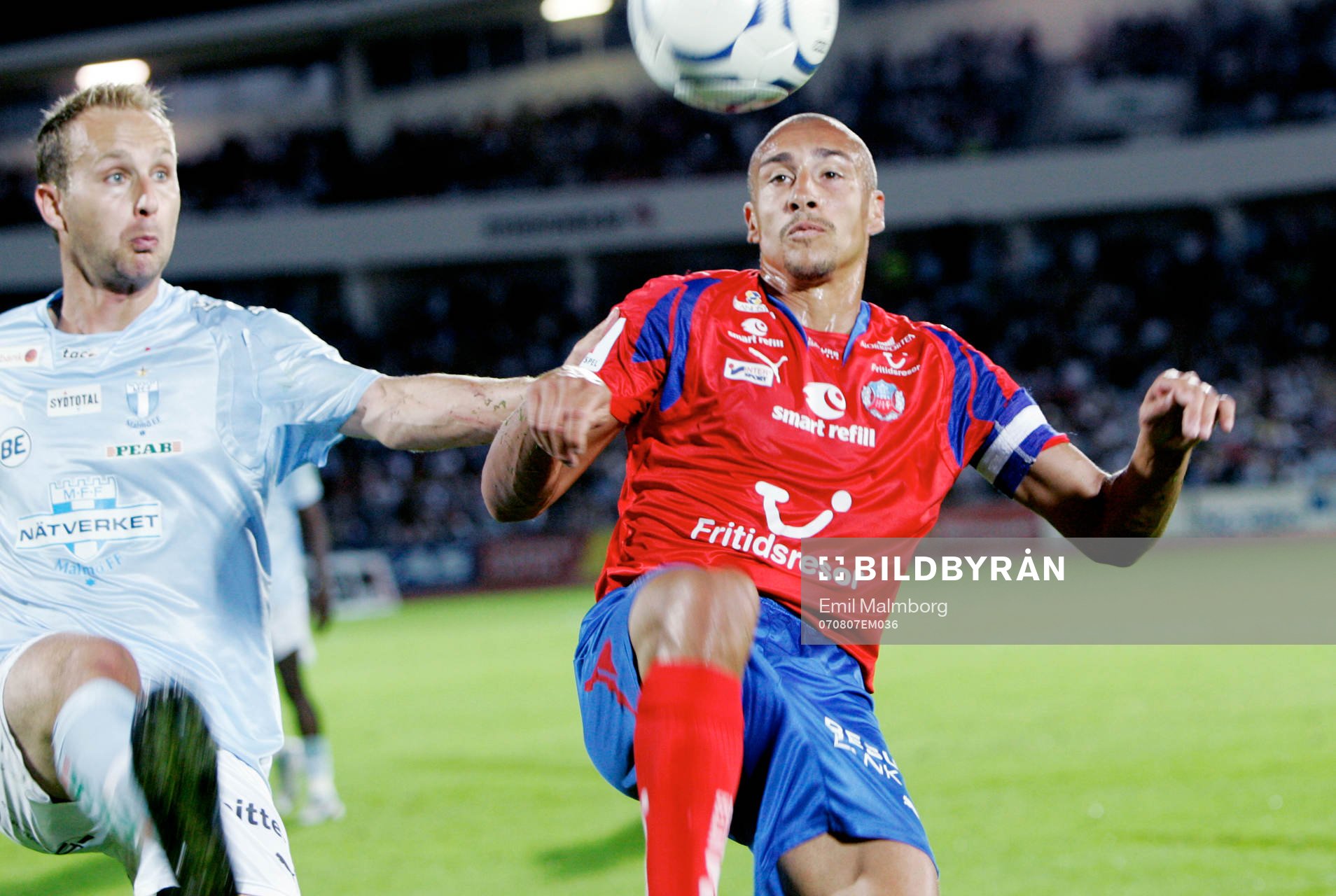 Jon Inge Höiland, MFF och Henrik Larsson, HIF