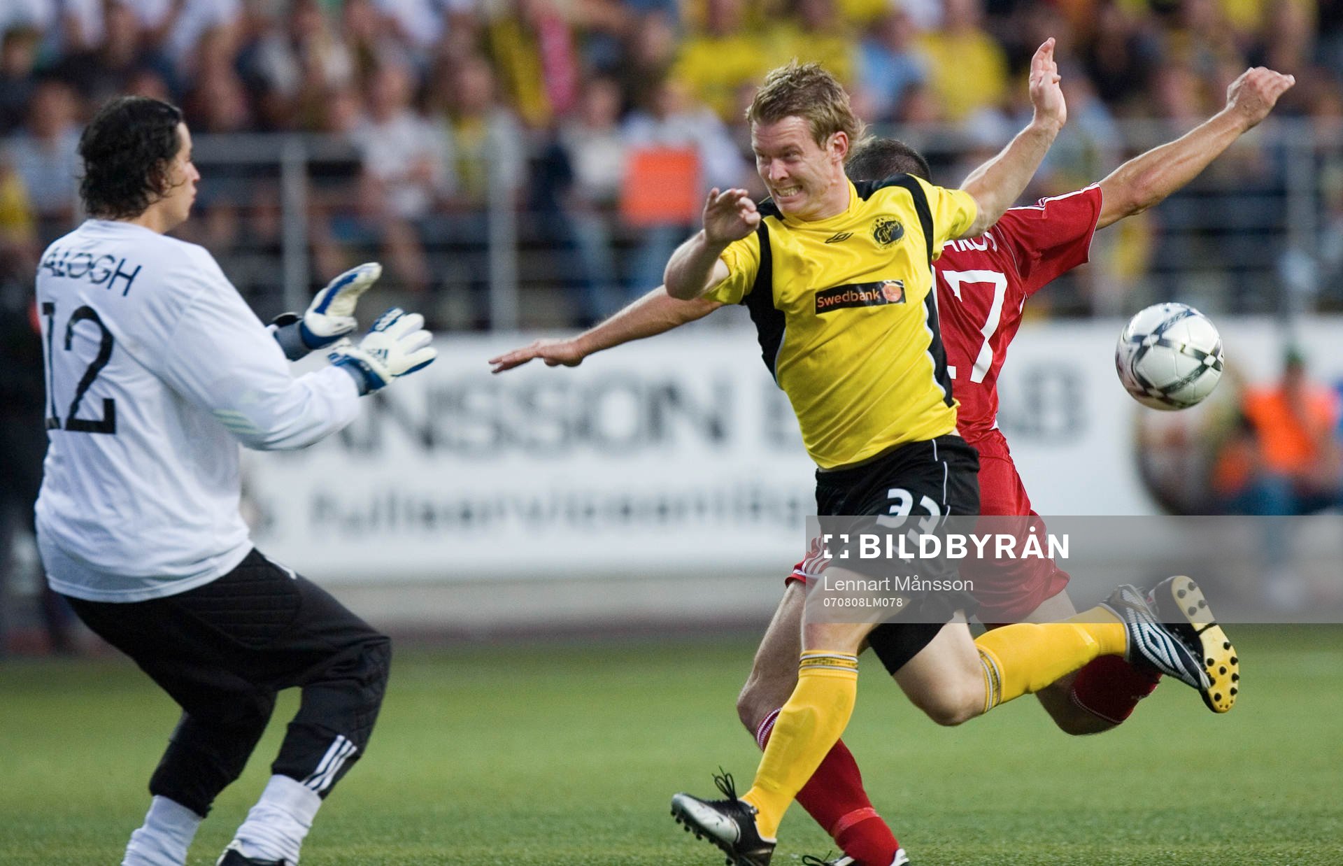 Hit men inte längre, målvakt Janos Balogh stoppar Fredrik