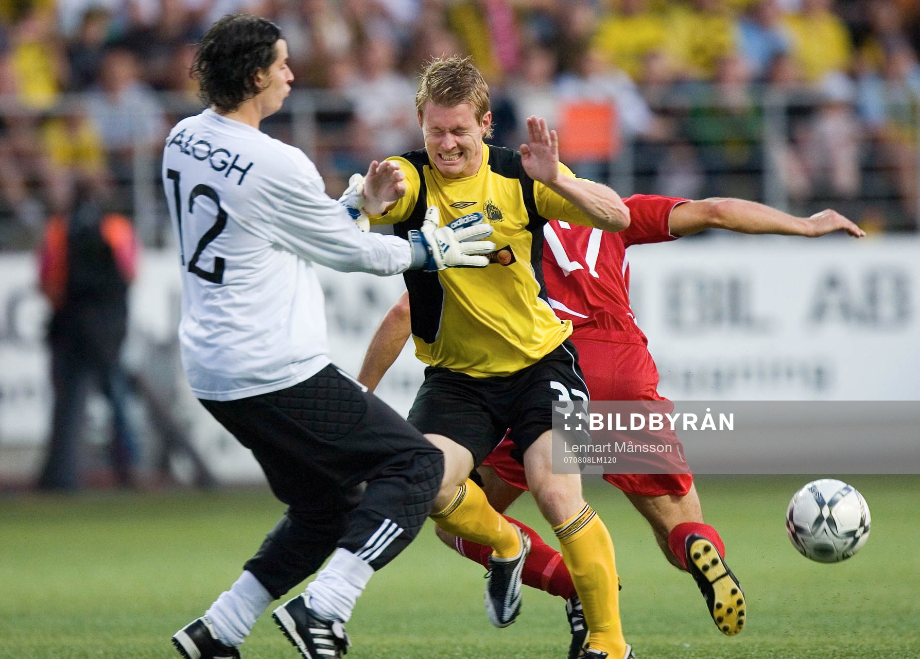 Hit men inte längre, målvakt Janos Balogh stoppar Fredrik