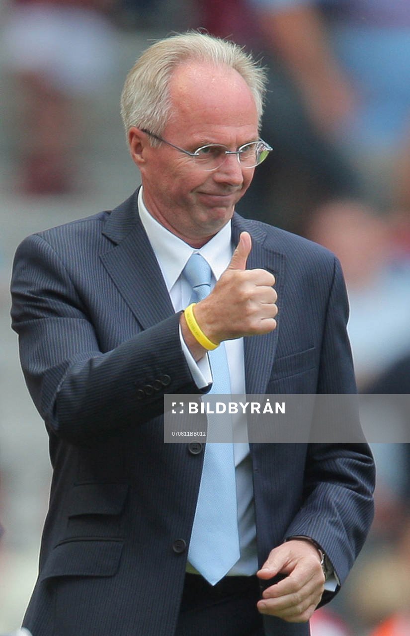Sven-Göran Eriksson, tränare, Manchester City
