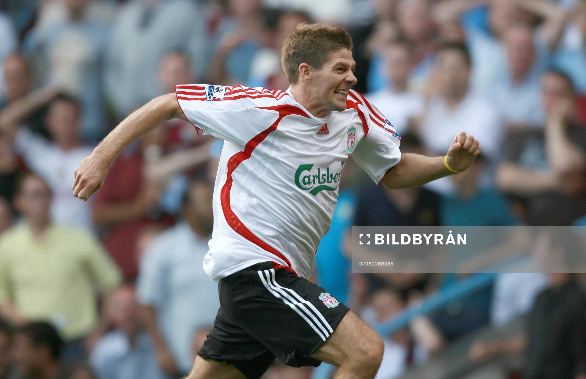Steven Gerrard, Liverpool. Jubel
