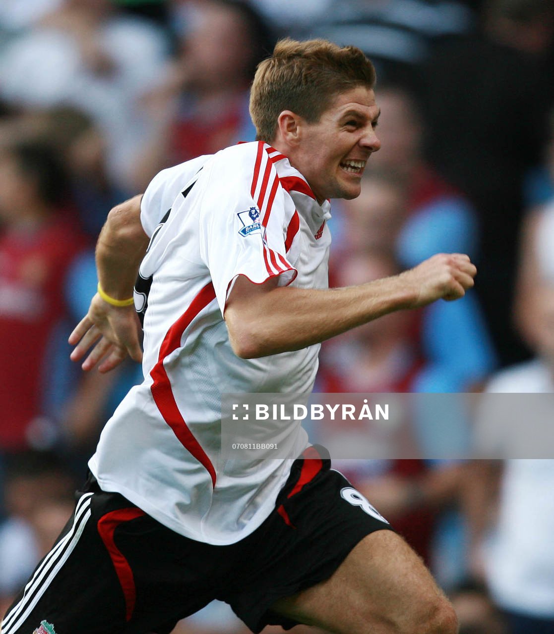 Steven Gerrard, Liverpool. Jubel