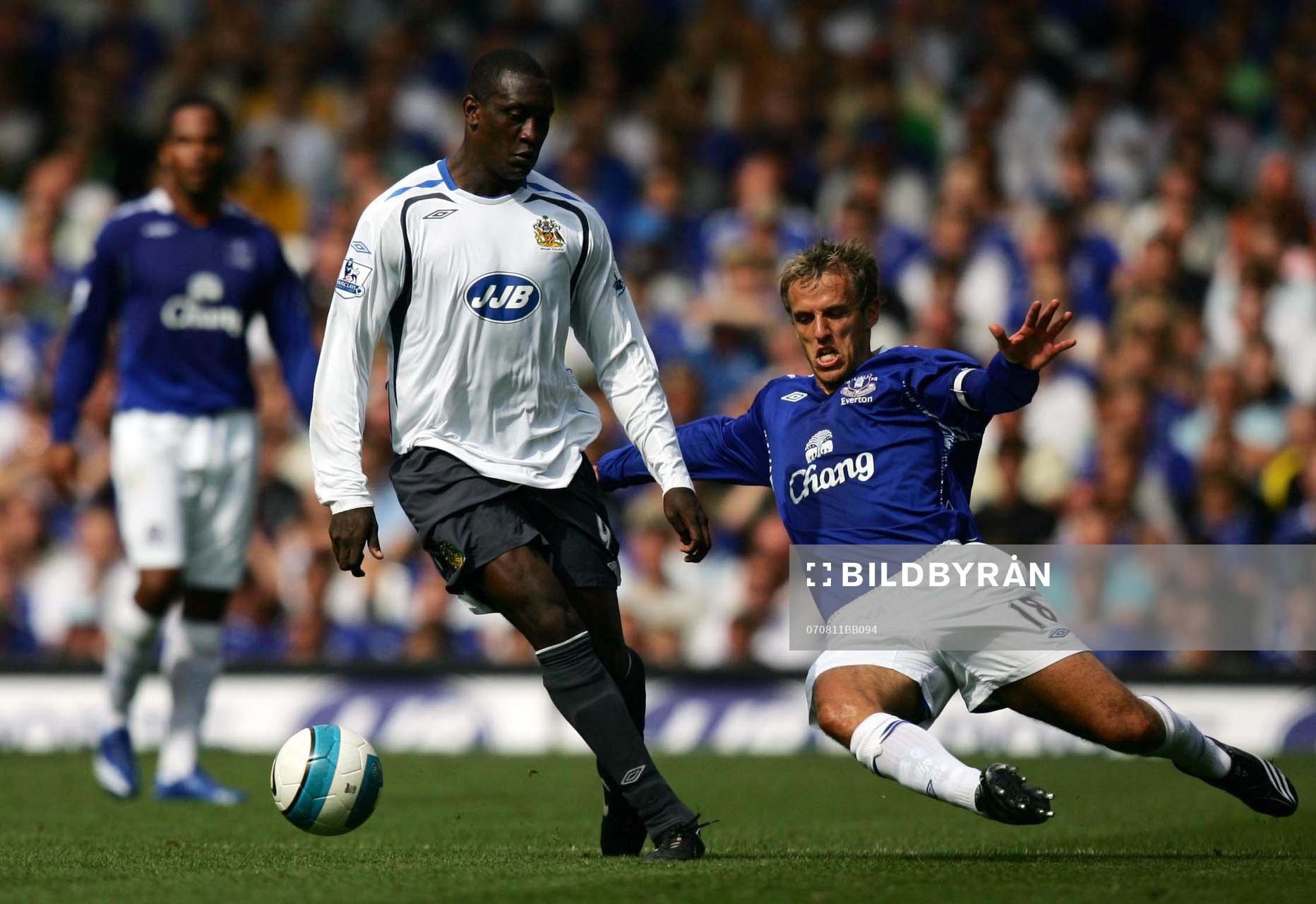 Phil Neville, Everton och Emile Heskey, Wigan