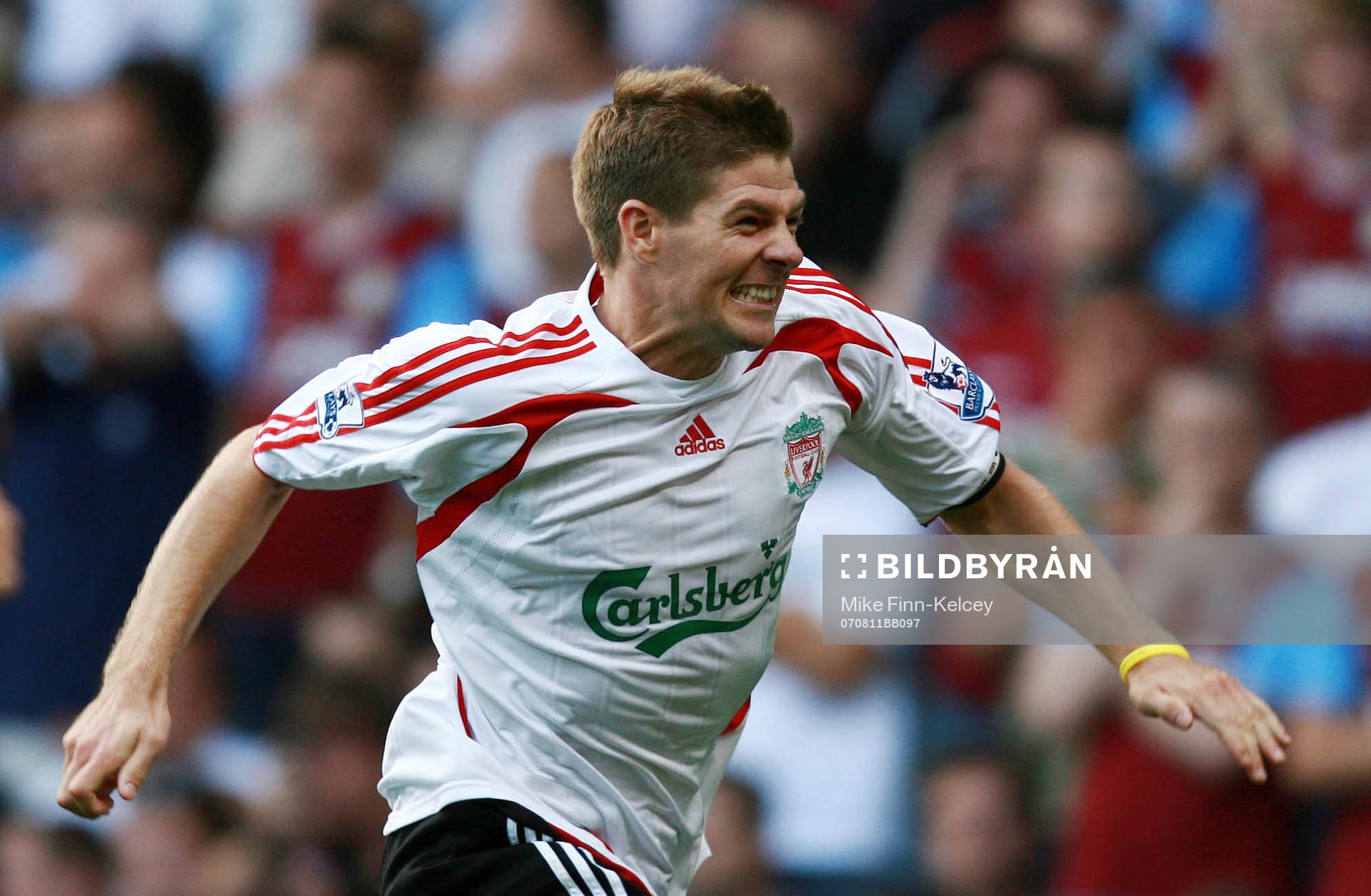Steven Gerrard, Liverpool. Jubel