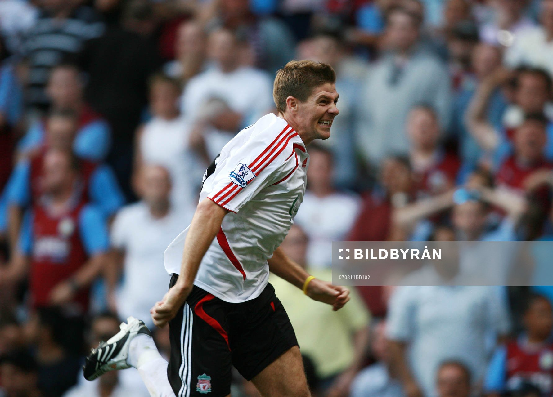 Steven Gerrard, Liverpool. Jubel