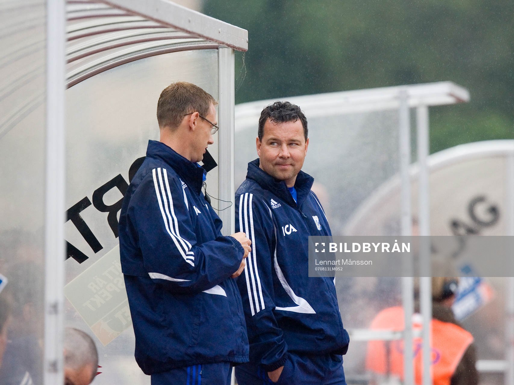 Stefan Rehn och Jonas Olsson, tränare, Göteborg.