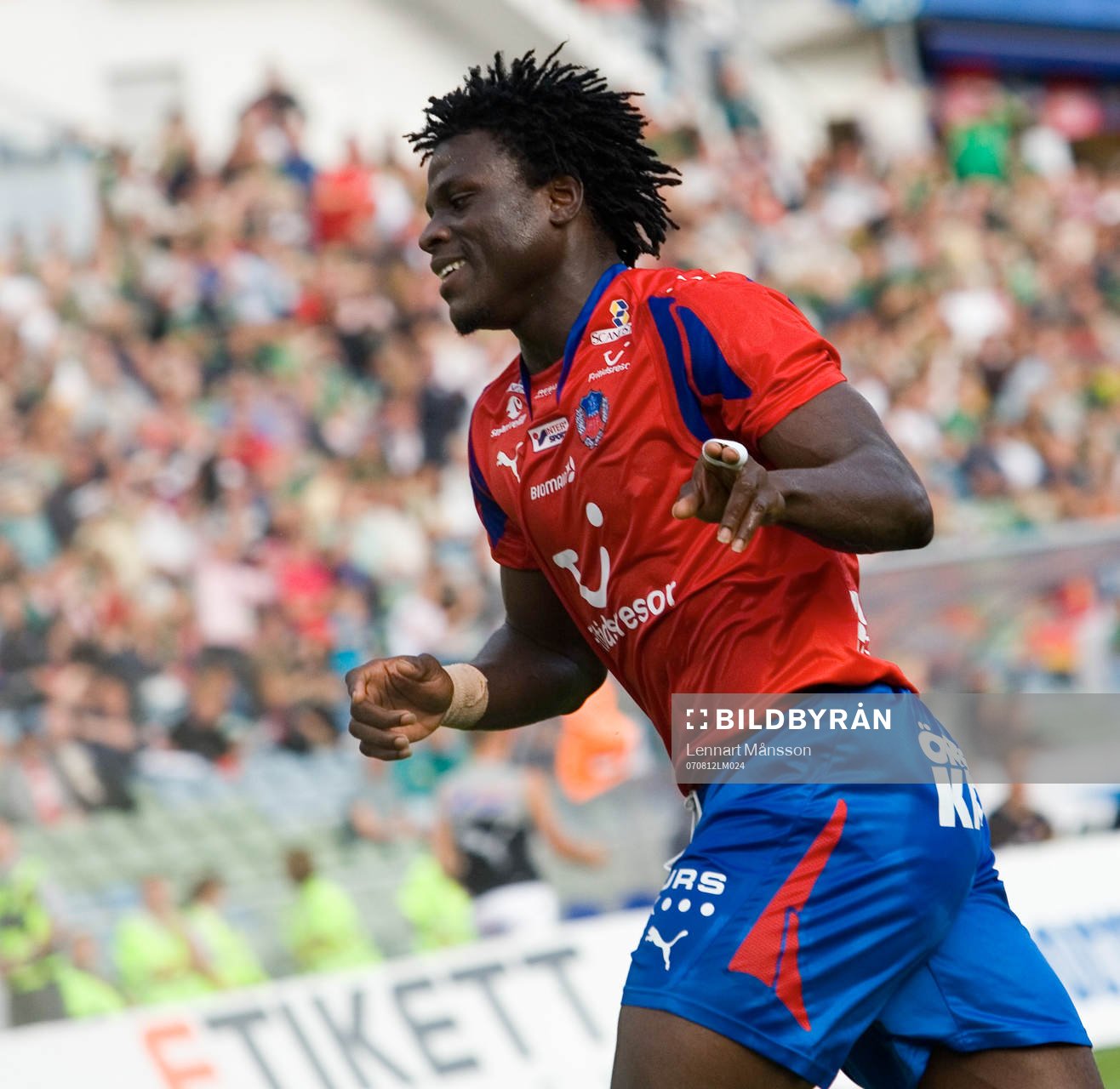 Fotboll, allsvenskan, Helsingborg,  Razak Omotoyossi