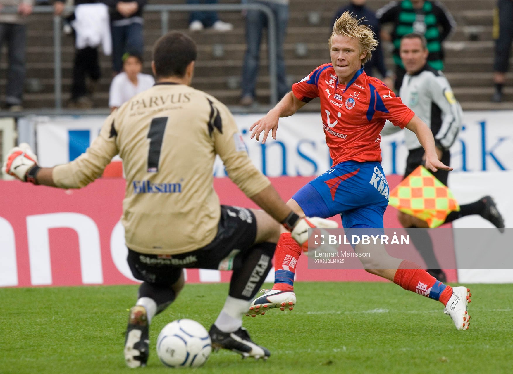 Andreas Landgren, och Dime Jankulovski, målvakt
