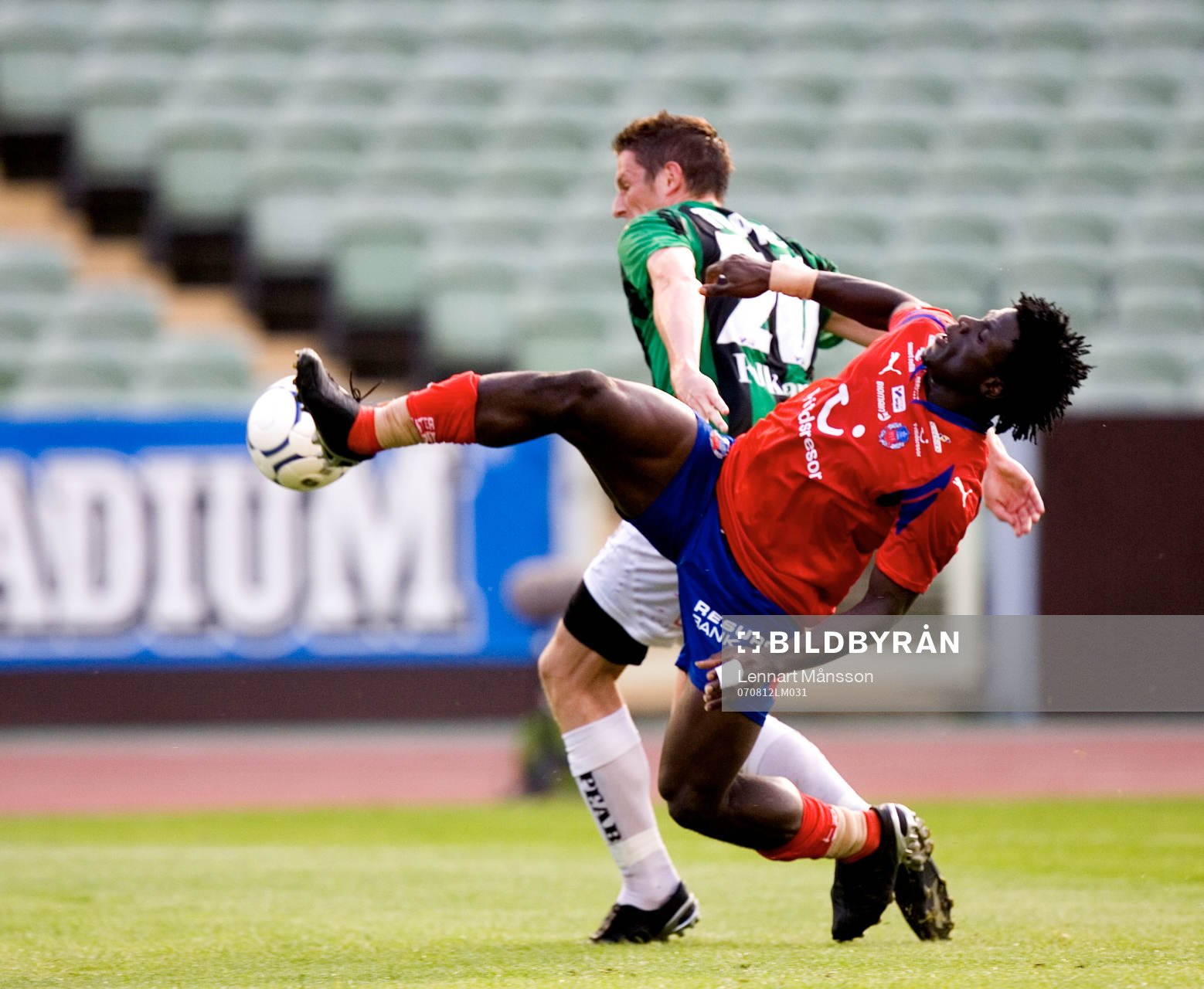 Razak Omotoyossi och Kenneth Gustafsson