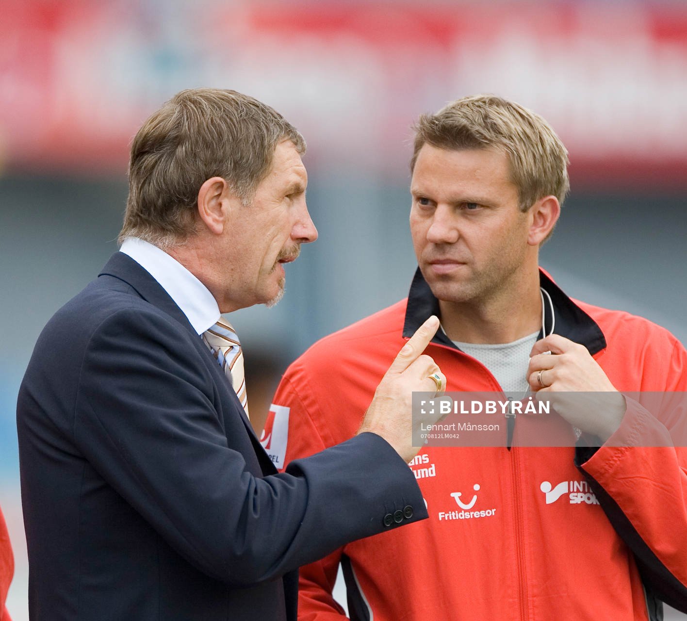 Stuart Baxter och Hans Eklund, tränare, Helsingborg