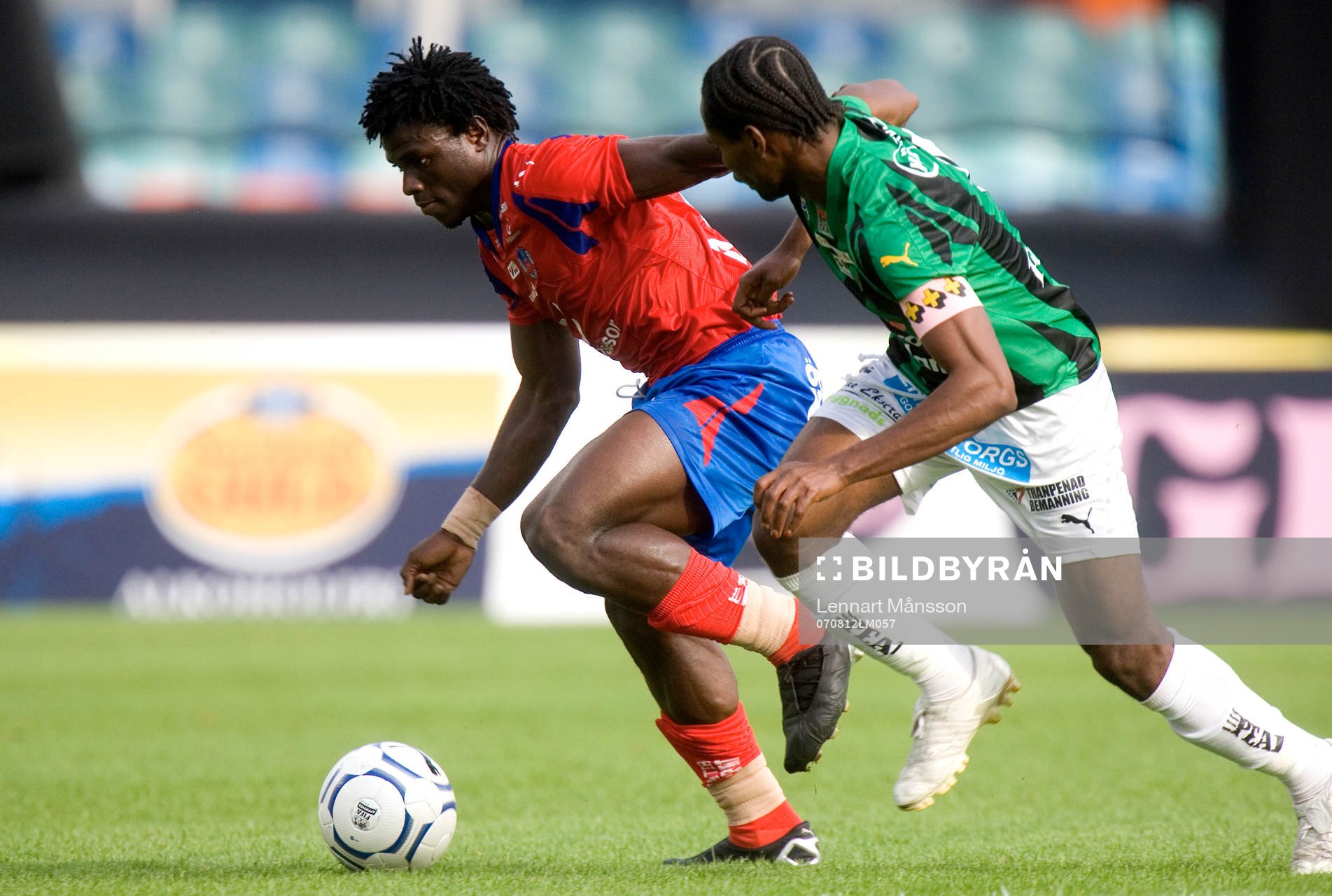 Razak Omotoyossi, Helsingborg och Rickard Ekunde, Gais