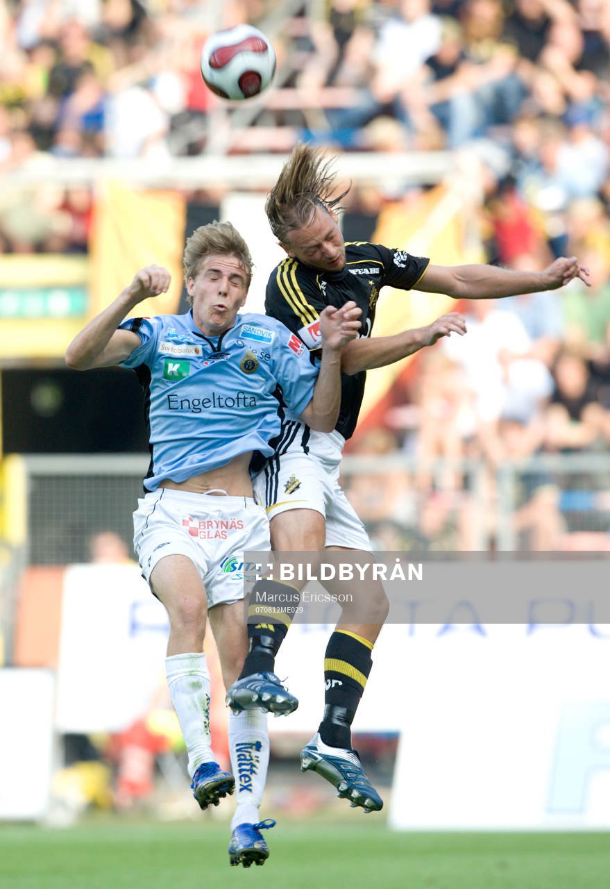 Johan Oremo, Gefle, och Patrik Karlsson, AIK