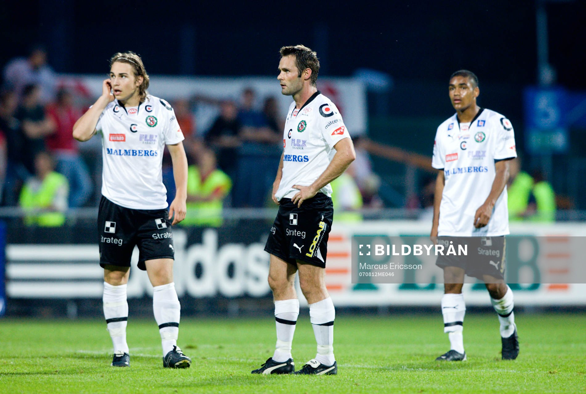 Depp, Örebro. Kevin Walker, Örebro SK, Lars Larsen,