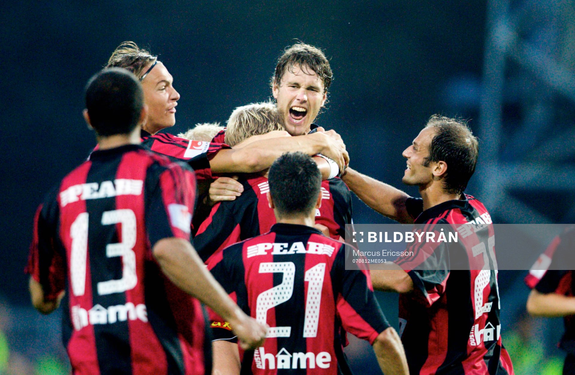 Fotboll, Allsvenskan, jubel, Brommapojkarna, Håkan