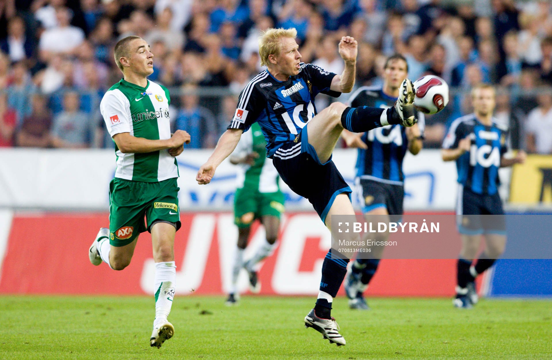 Petter Andersson, Hammarby, och Aki Riihilahti, Djurgården