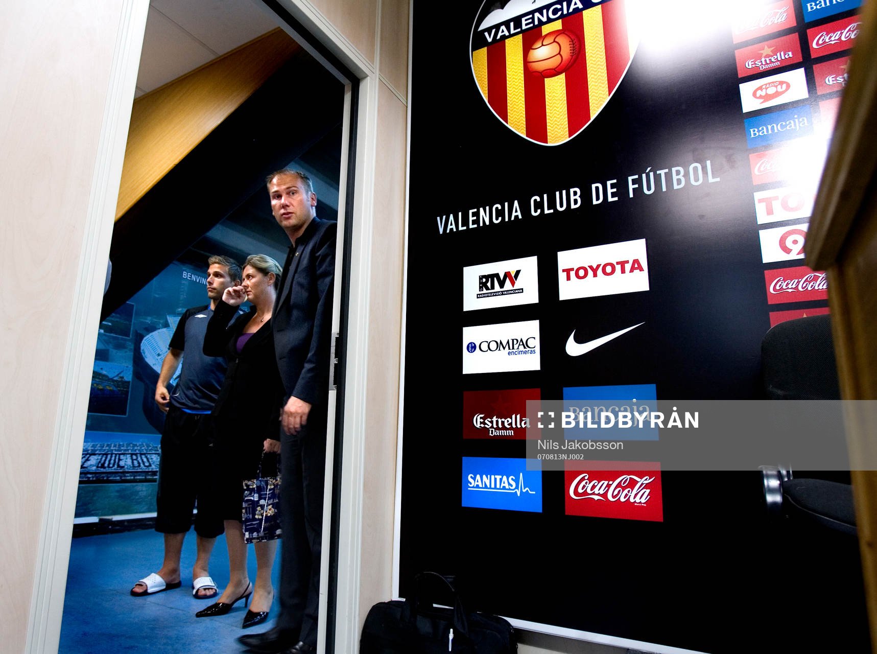 Fotboll, kval till Champions League, Valencia - Elfsborg,