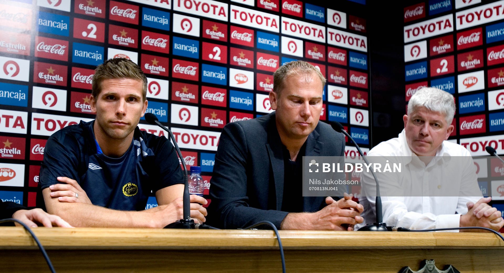 Anders Svensson, Magnus Haglund, tränare, Göran Lohne,