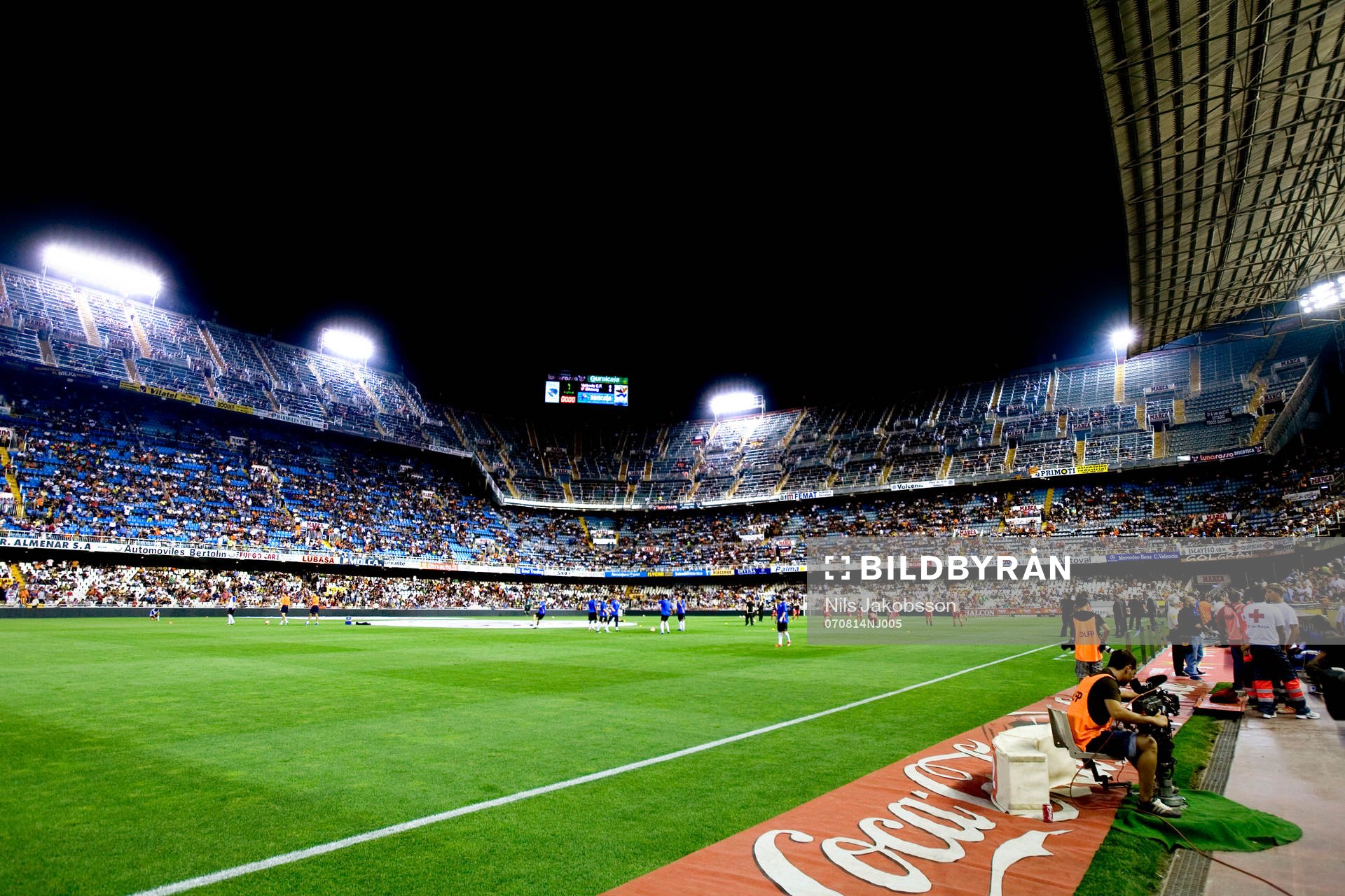 Mestalla stadion, översikt, läktare, arena